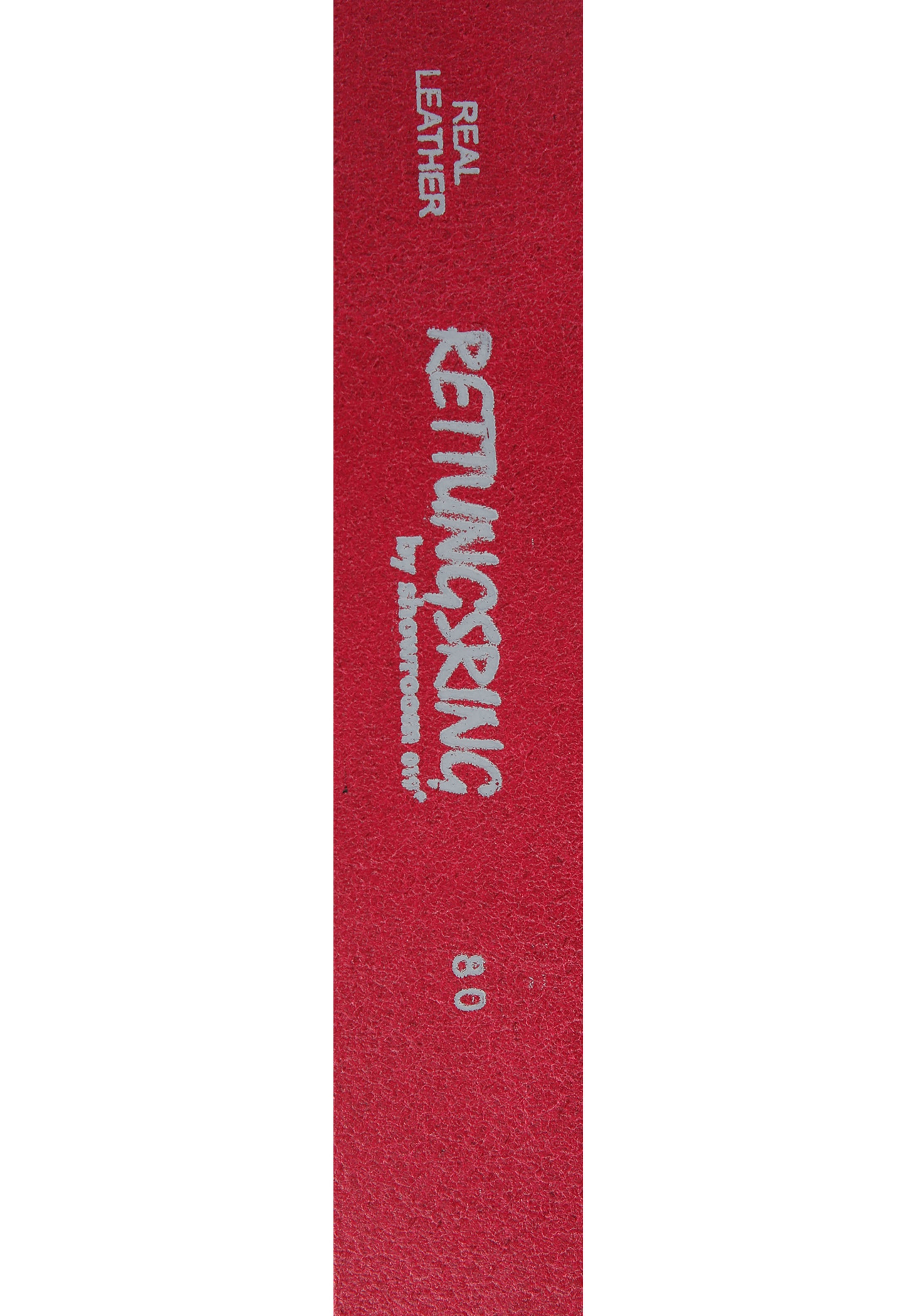 Rettungsring Gürtel Ledergürtel mit austauschbarer Schließe »Auster Muschel Schwarz«