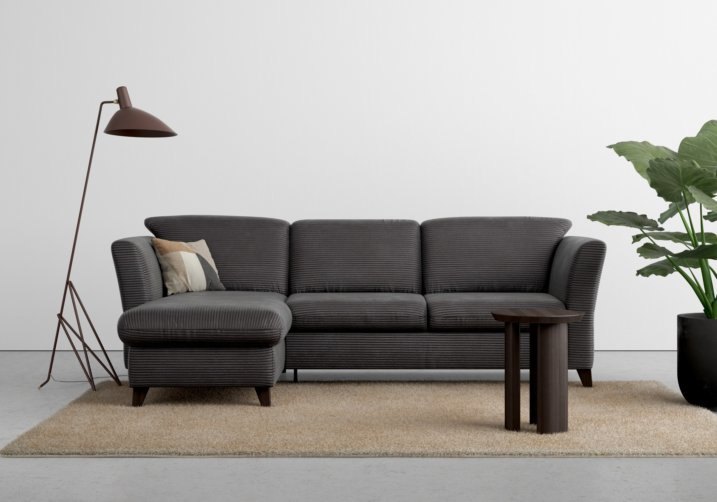 Home affaire Ecksofa »Trelleborg L-Form«, wahlweise mit Bettfunktion und Bettkasten, inkl. Federkern-Polsterung