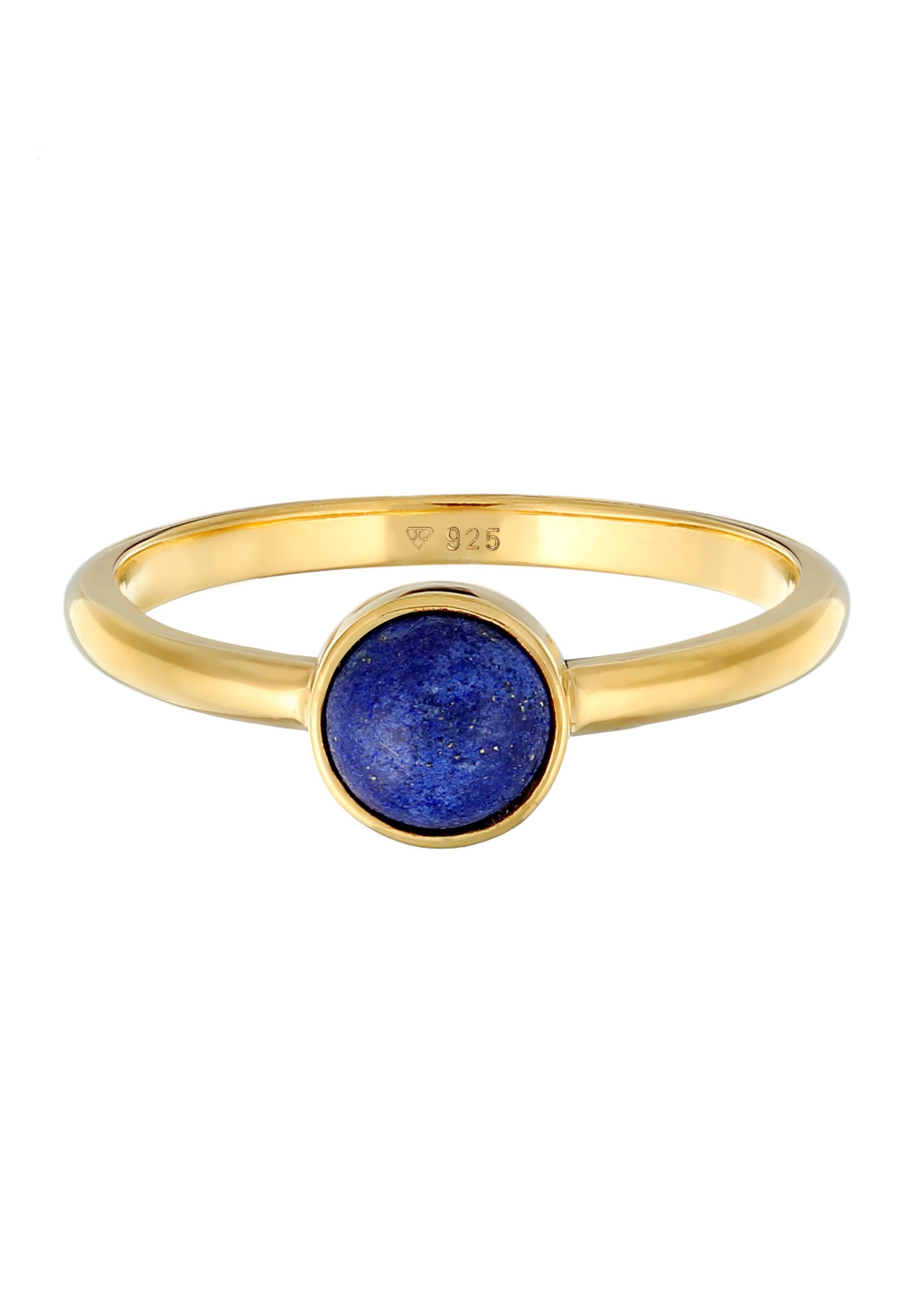 Elli Premium Silberring »Ring Lapis Lazuli Edelstein Solitär 925 Silber«