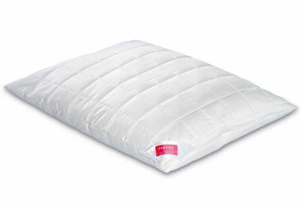 Hefel Kopfkissen »Pure Wool«, Füllung: HEFEL-Schurwollnoppen in Baumwollhülle, Bezug: 100% HEFEL-Baumwolle, (1 St.)