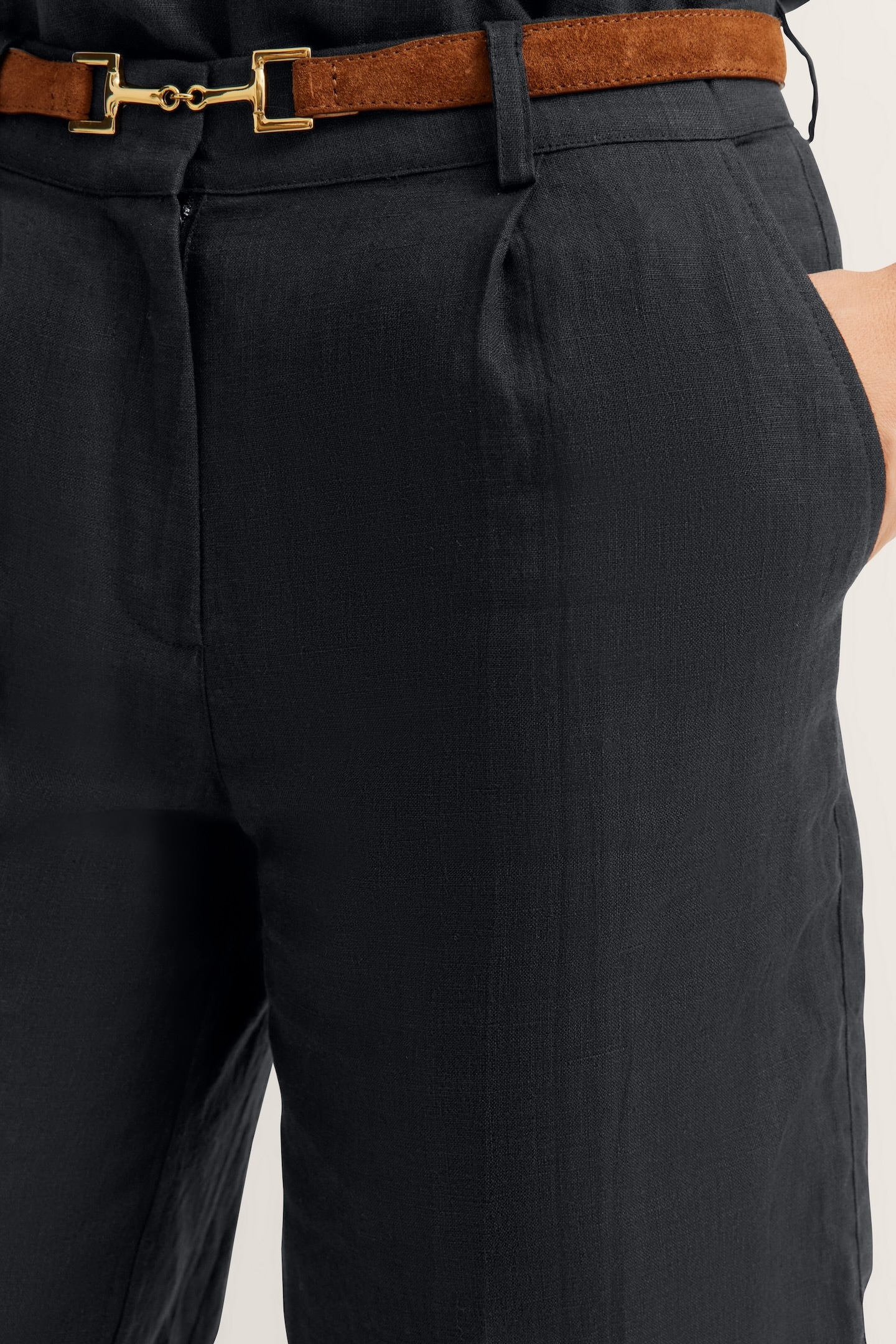 bugatti Shorts, aus Leinen