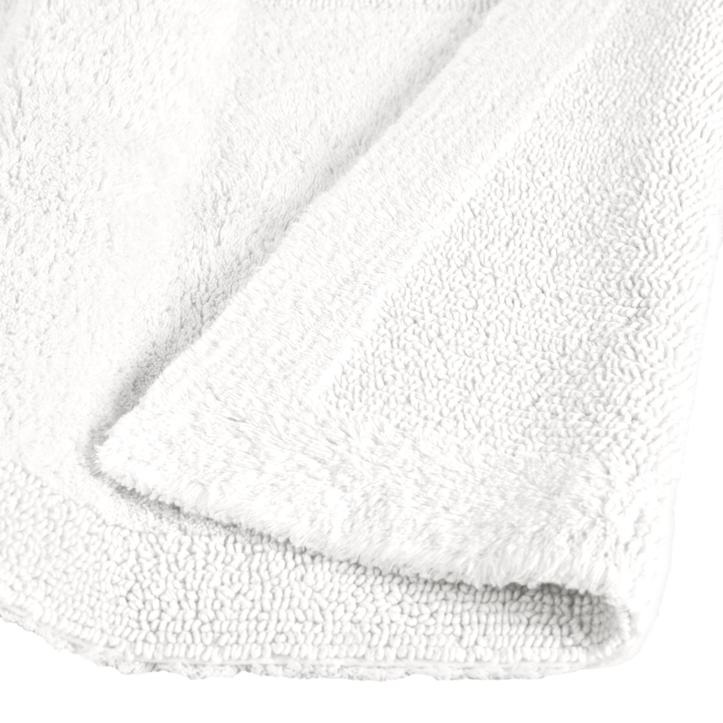 my home Badematte »Kapra, Badvorleger, Badezimmer Teppich« Höhe 14 mm beidseitig nutzbar | fußbodenheizungsgeeignet | strapazierfähig mit Bordüre, Badteppich, Badematte, Baumwolle