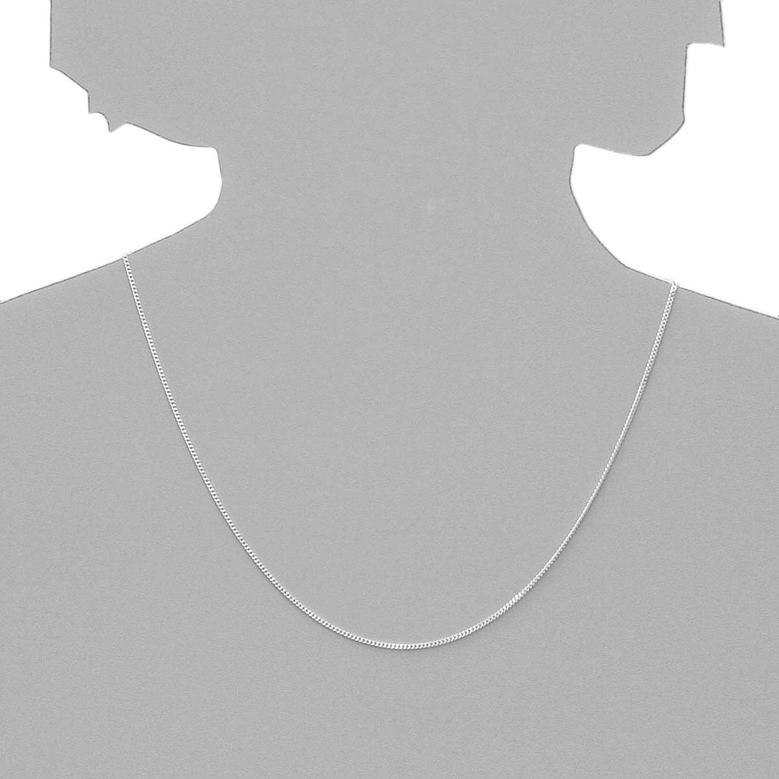 OSTSEE-SCHMUCK Silberkette »- Panzer diamantiert 1,3 mm breit - Silber 925/000 -,«