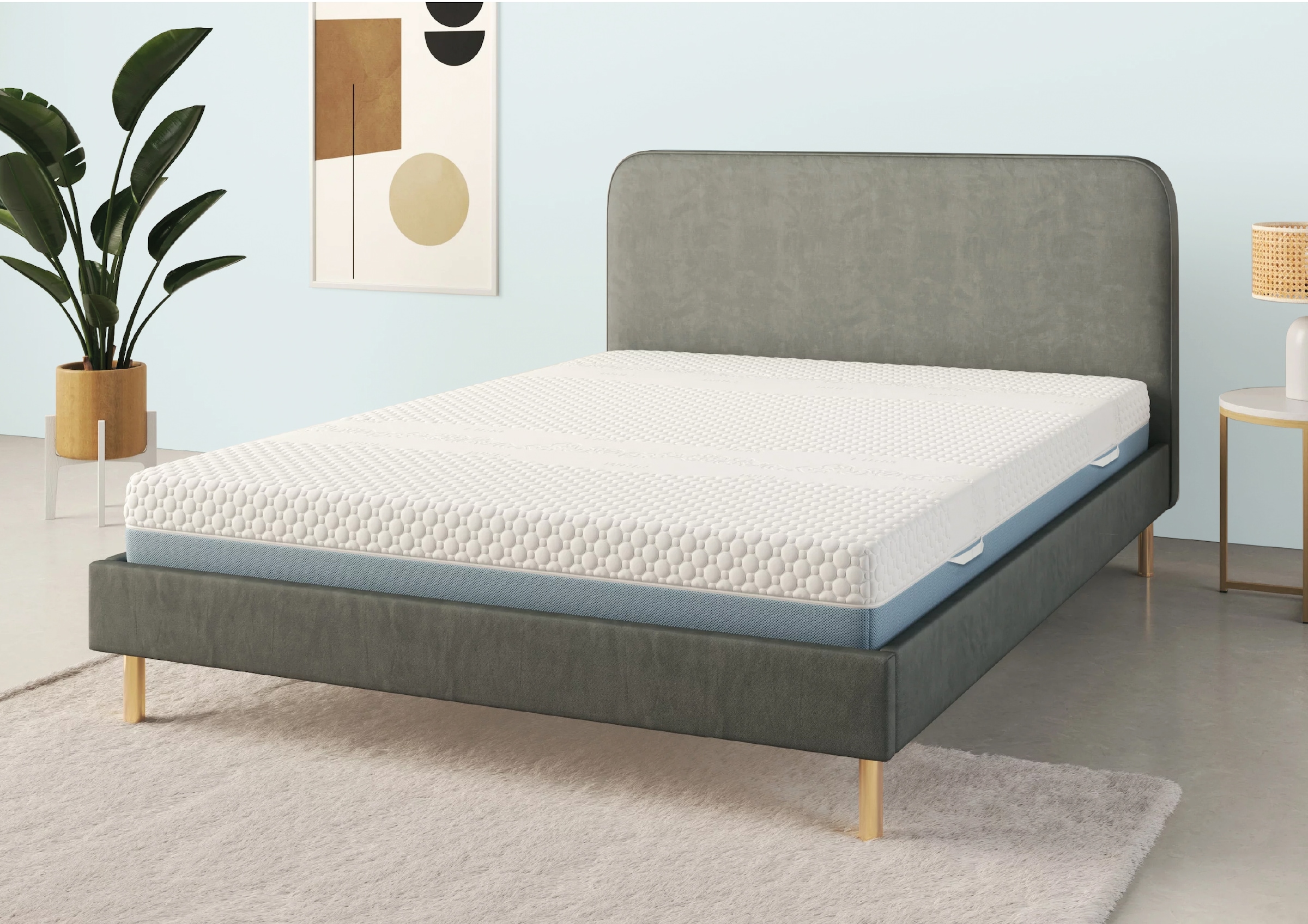 OTTO home Hybridschaum-Matratze »Flipper, 90x200 cm, 140x200 cm & mehr, langlebige Qualität (RG 39)« 19 cm hoch Raumgewicht: 39 kg/m³ 1 Stk. tlg. vier unterschiedlich feste Liegeseiten, H2+3/H3+4/H4+H5, Wendematratze