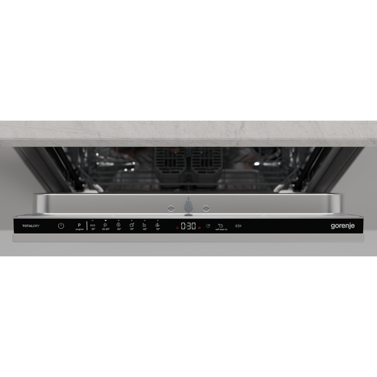 GORENJE vollintegrierbarer Geschirrspüler »GV642A65« 8,9 l 14 tlg. Maßgedecke Made in Europe, auto. Türöffnung, Hygiene Programm