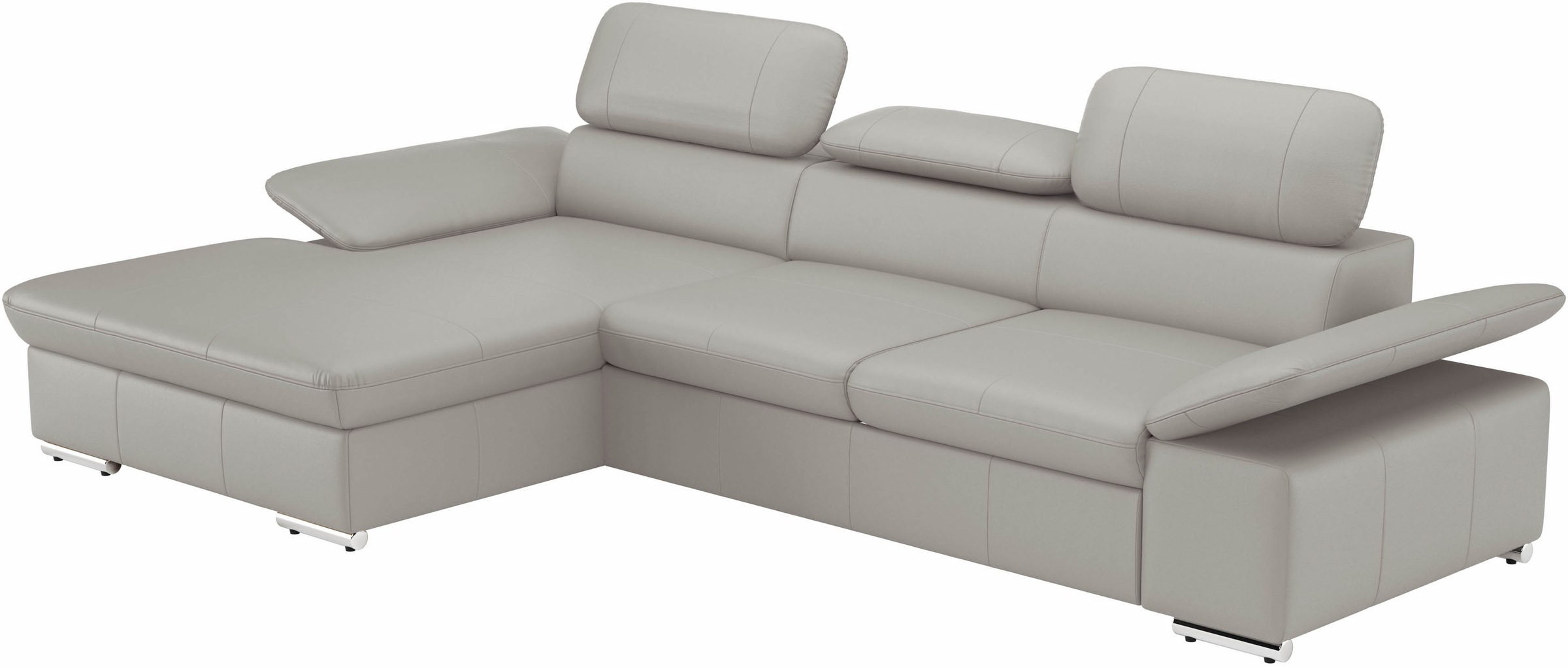 sit&more Ecksofa »Valantine L-Form«, inkl. Kopf- und Armteilverstellung, wahlweise mit Bettfunktion