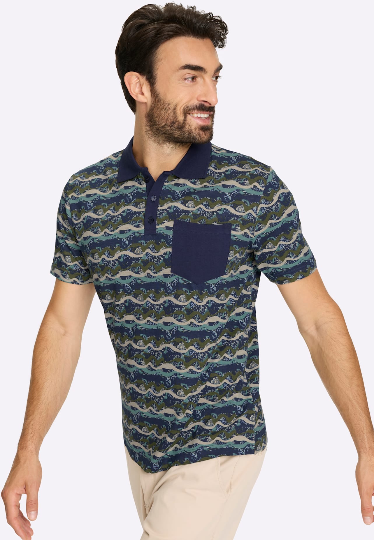 Marco Donati Kurzarmshirt »Kurzarm-Poloshirt« 1 tlg.