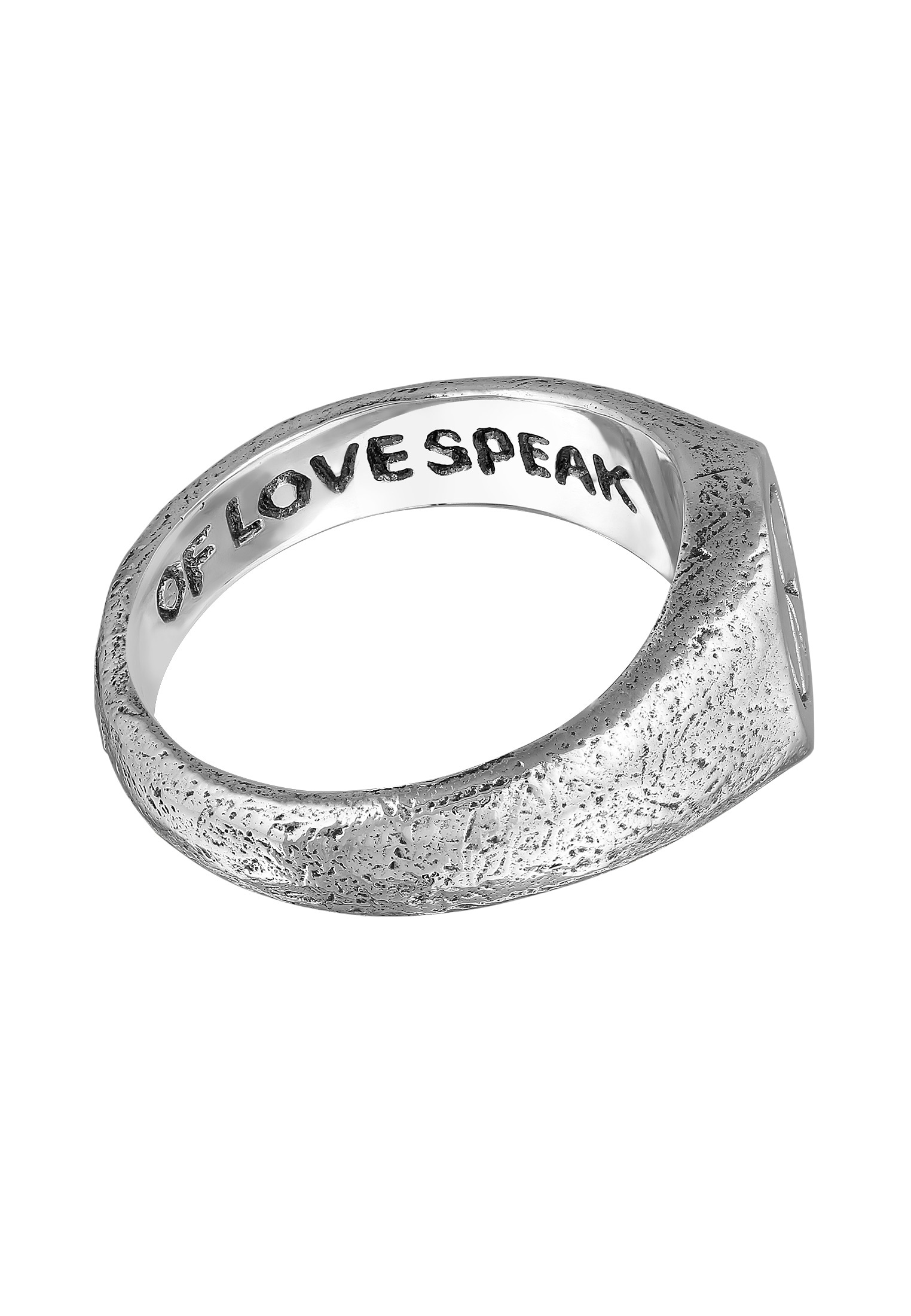 HAZE & GLORY Siegelring »Ring Peace Siegelring 925 Silber«