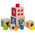 Eichhorn Stapelspielzeug »Color, Steckturm«, aus Holz