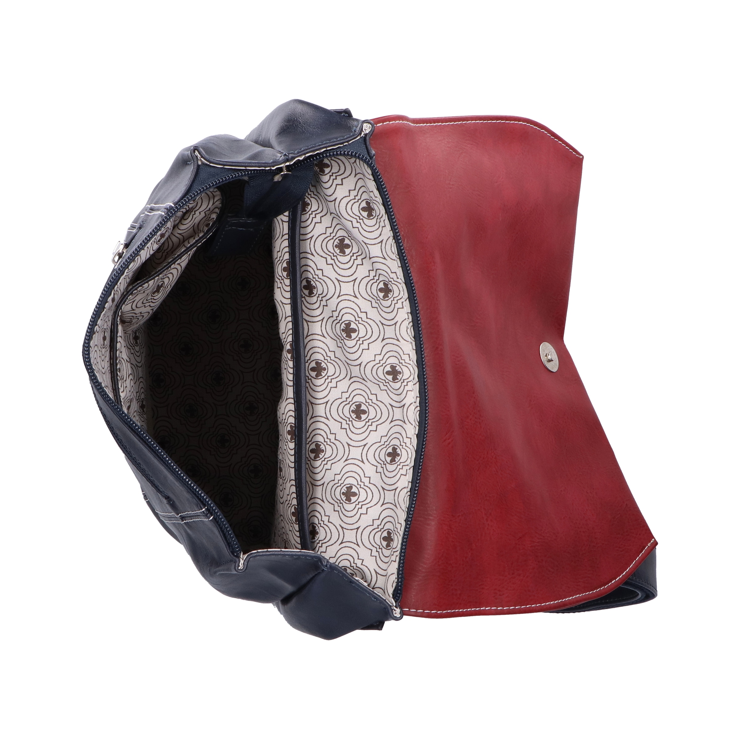 Rieker Cityrucksack, Freizeitrucksack, Shoppingrucksack mit bunten Akzenten