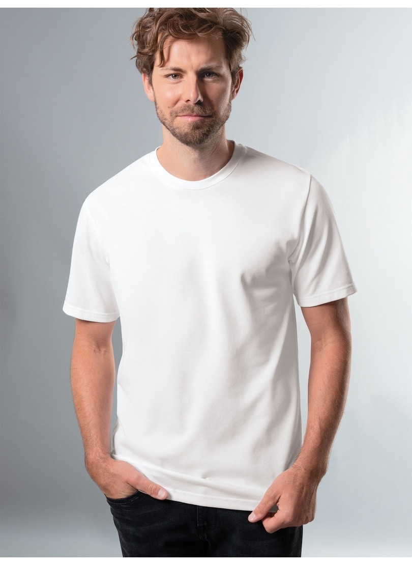 Trigema T-Shirt »TRIGEMA T-Shirt in Piqué-Qualität« ♕ bei
