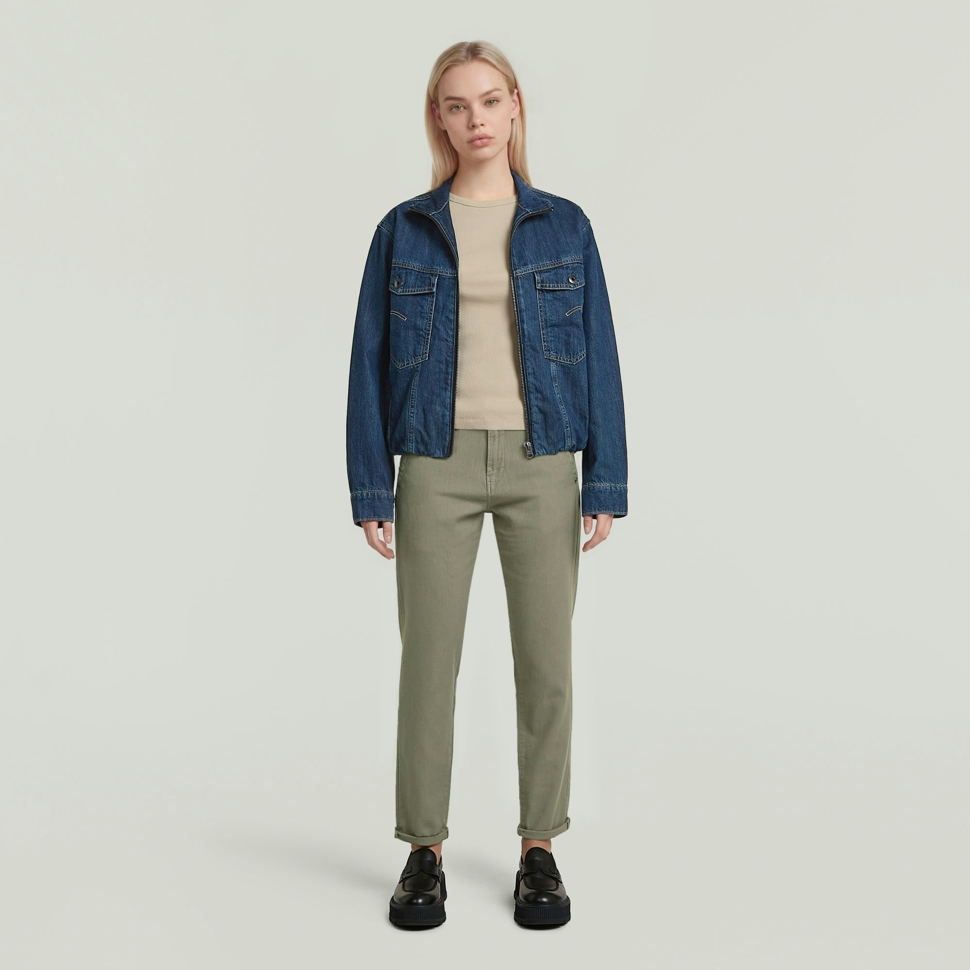 G-STAR Chinohose »Kate Chino Boyfriend«  mit Relaxed Fit an Hüfte und Oberschenkeln