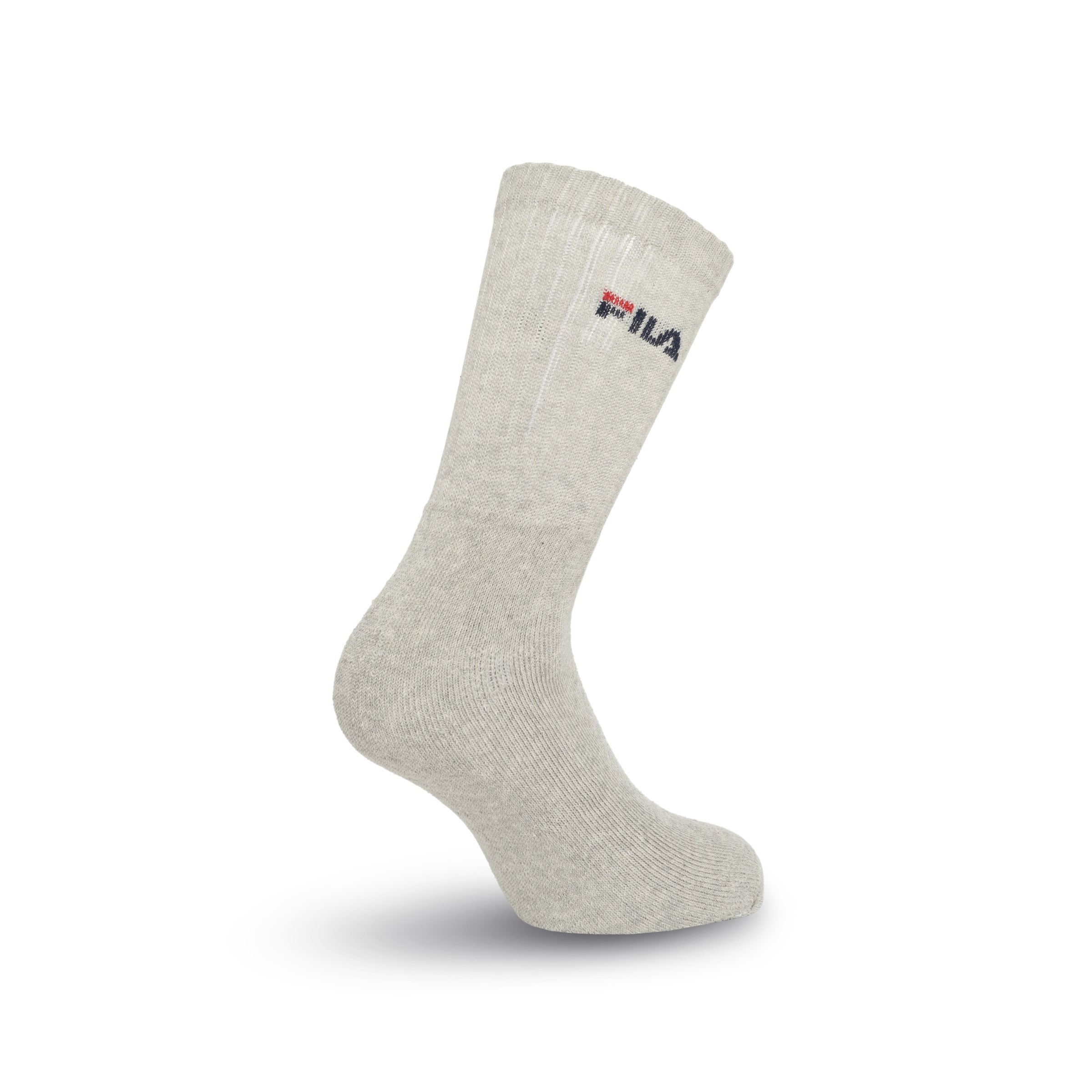 Fila Sportsocken »UNISEX CREW TENNIS FULL TERRY SOCKS«, (3 Paar), mit dezentem Logoschriftzug
