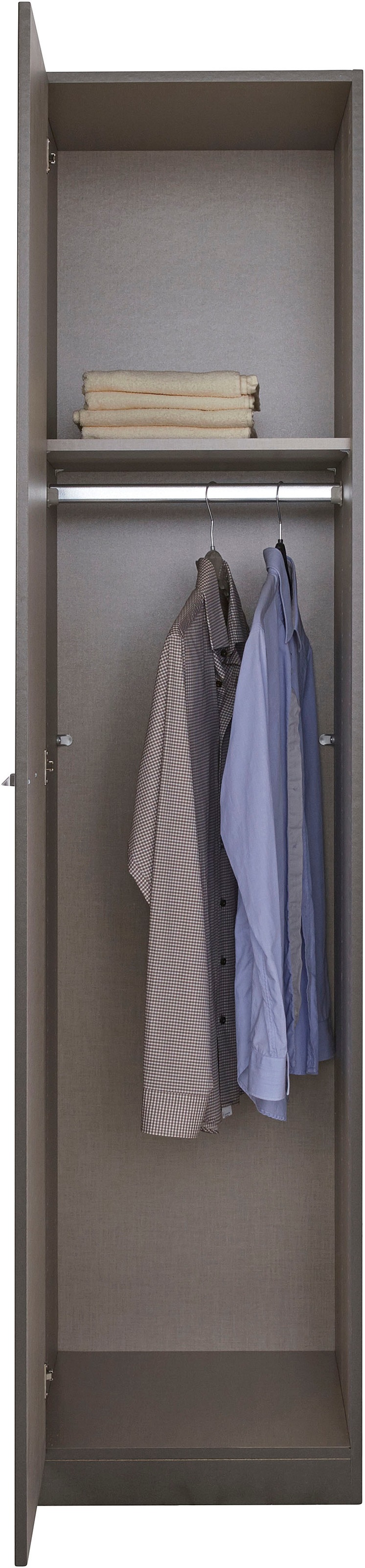 INOSIGN BY RAUCH Drehtürenschrank »Kleiderschrank Schrank Garderobe Wäscheschrank VANDOR«, in drei Breiten, Höhe 197 cm, Griffe in Graumetallic MADE IN GERMANY