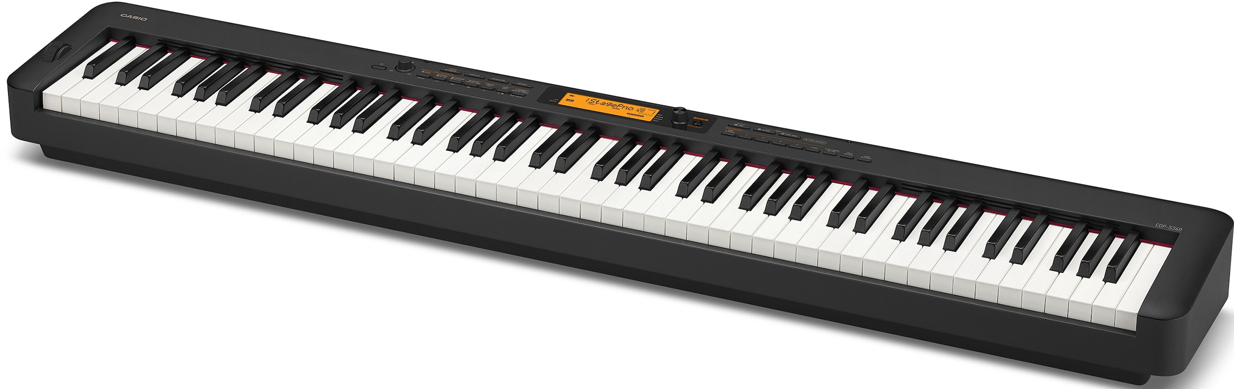 CASIO Digitalpiano »CDP-S360BK«, (Set), mit Stativ und Pedal