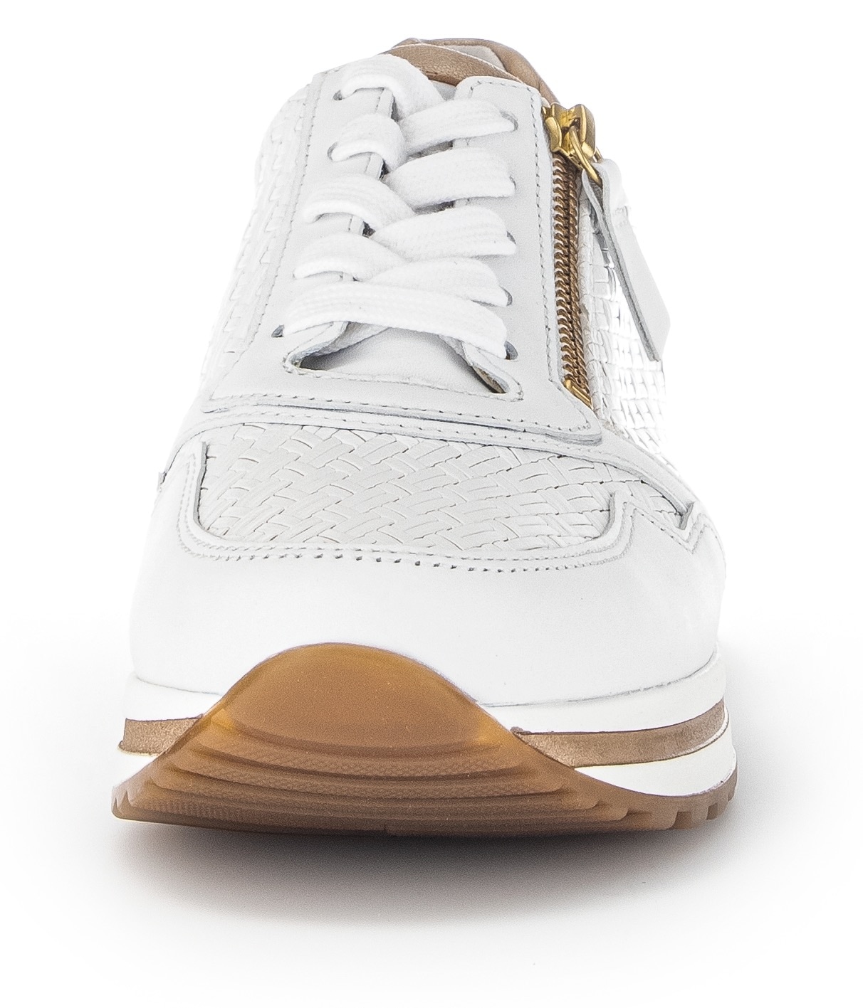 Gabor Keilsneaker »TURIN«, Freizeitschuh, Halbschuh, Schnürschuh mit schönen Metallic-Details
