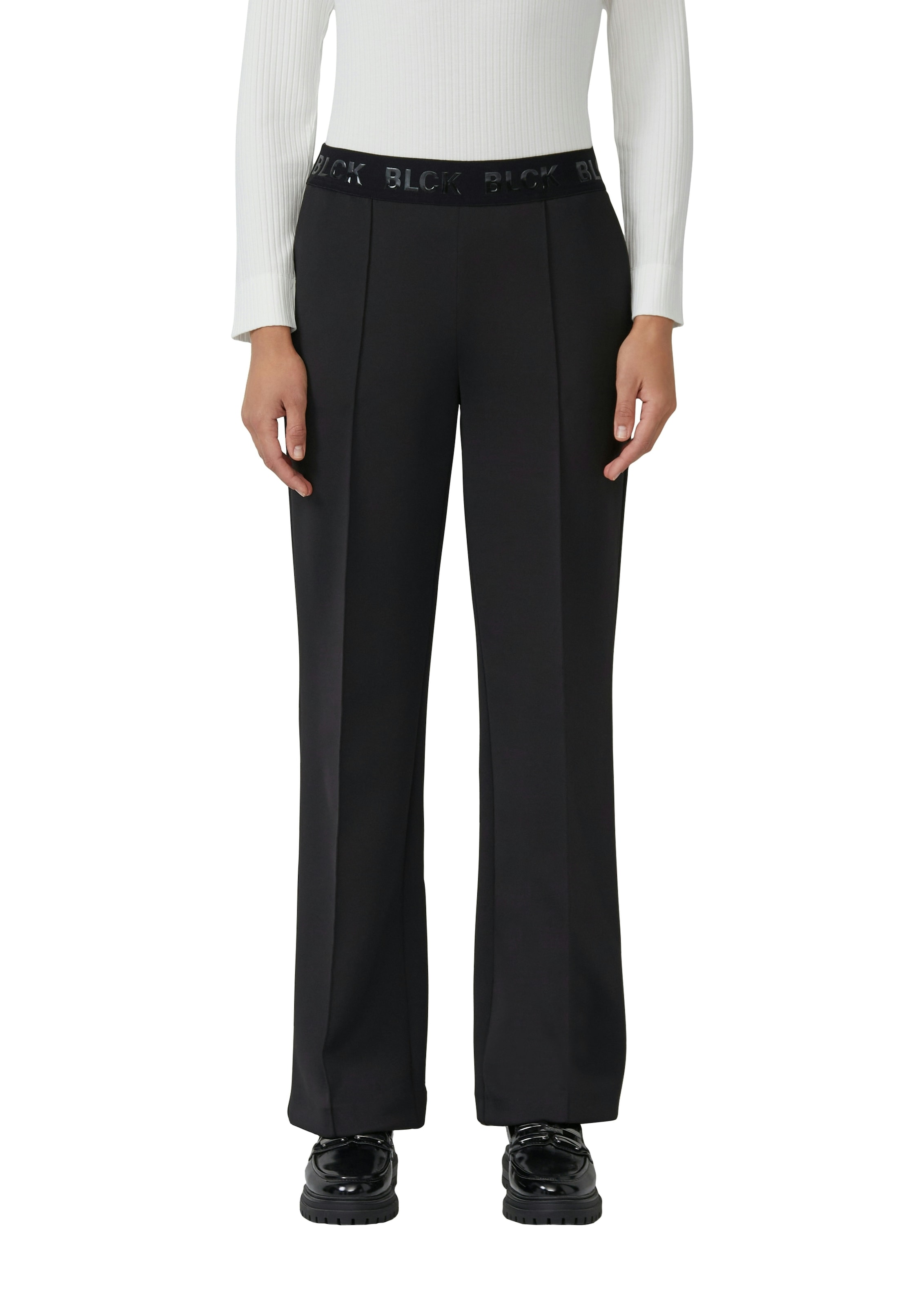 s.Oliver BLACK LABEL Stoffhose  mit elastischem Bund