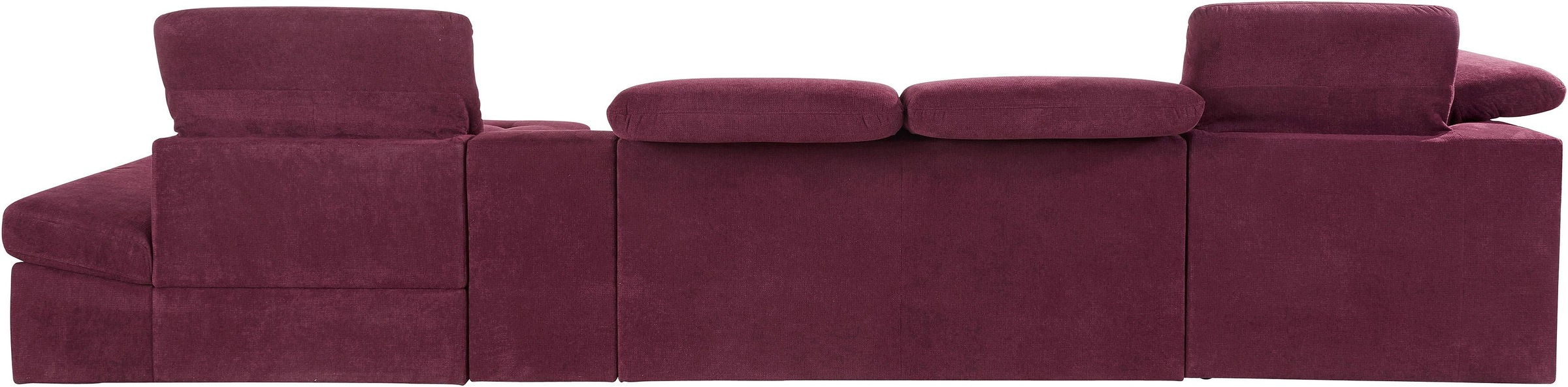 sit&more Wohnlandschaft »Stardust U-Form«, inklusive Kopfteilverstellung, Armlehnenfunktion und Tischelement