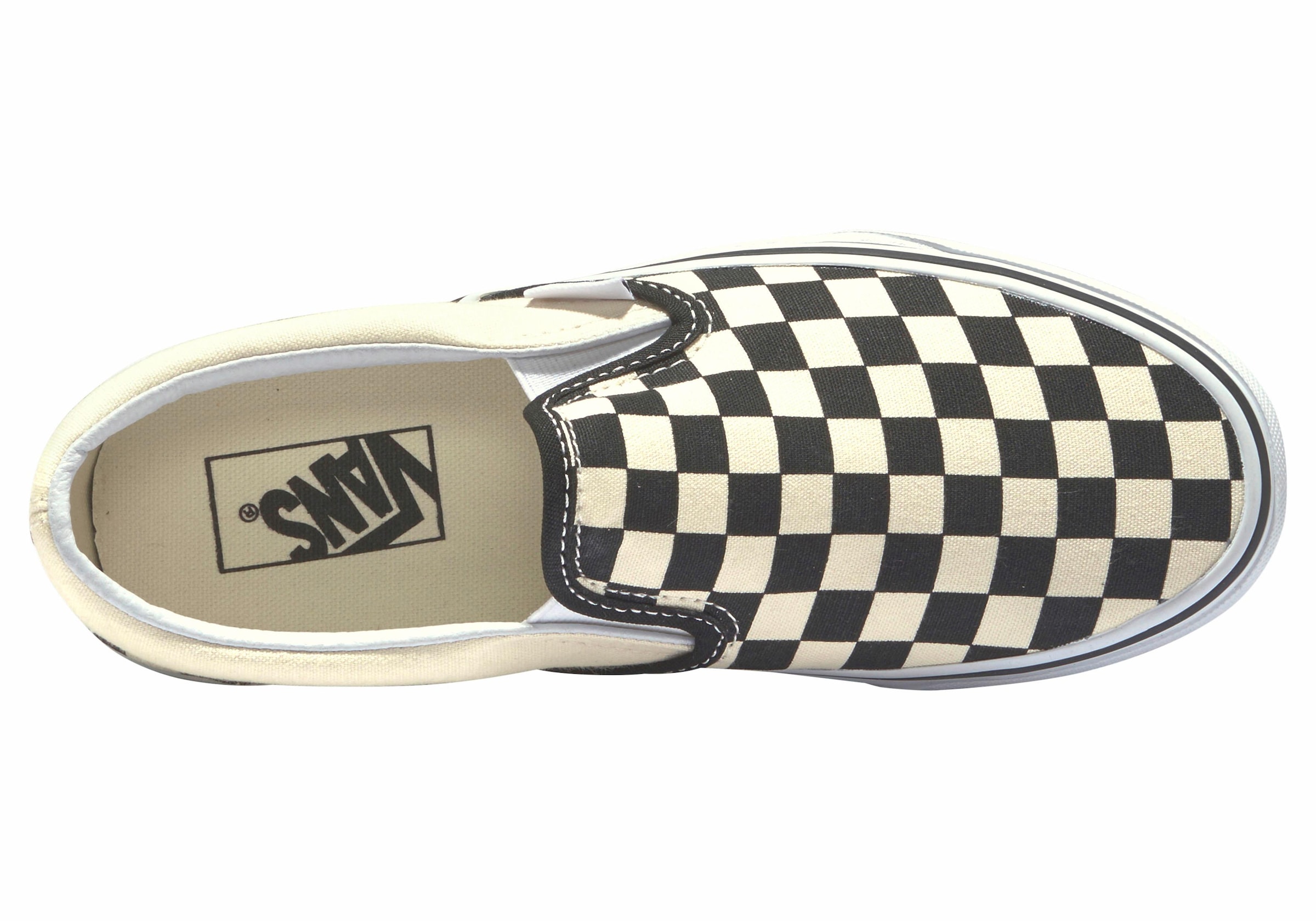 Vans Slip-On Sneaker »Classic Slip-On«, aus textilem Canvas-Material