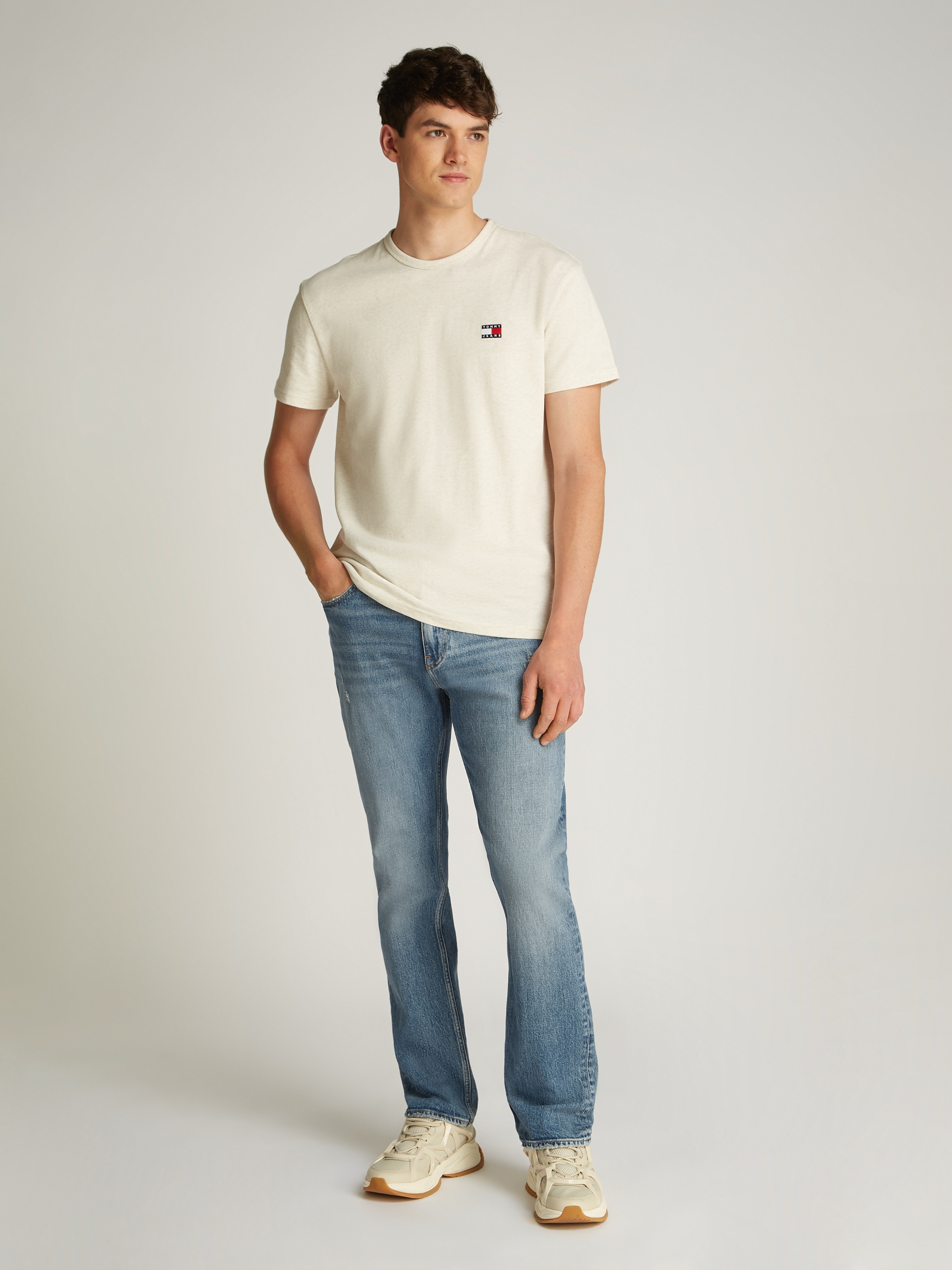 Tommy Jeans Slim-fit-Jeans »Ryan Regular Slim Straight«, Slim‑Straight‑Jeans aus hochwertigem Denim regulärer Leibhöhe