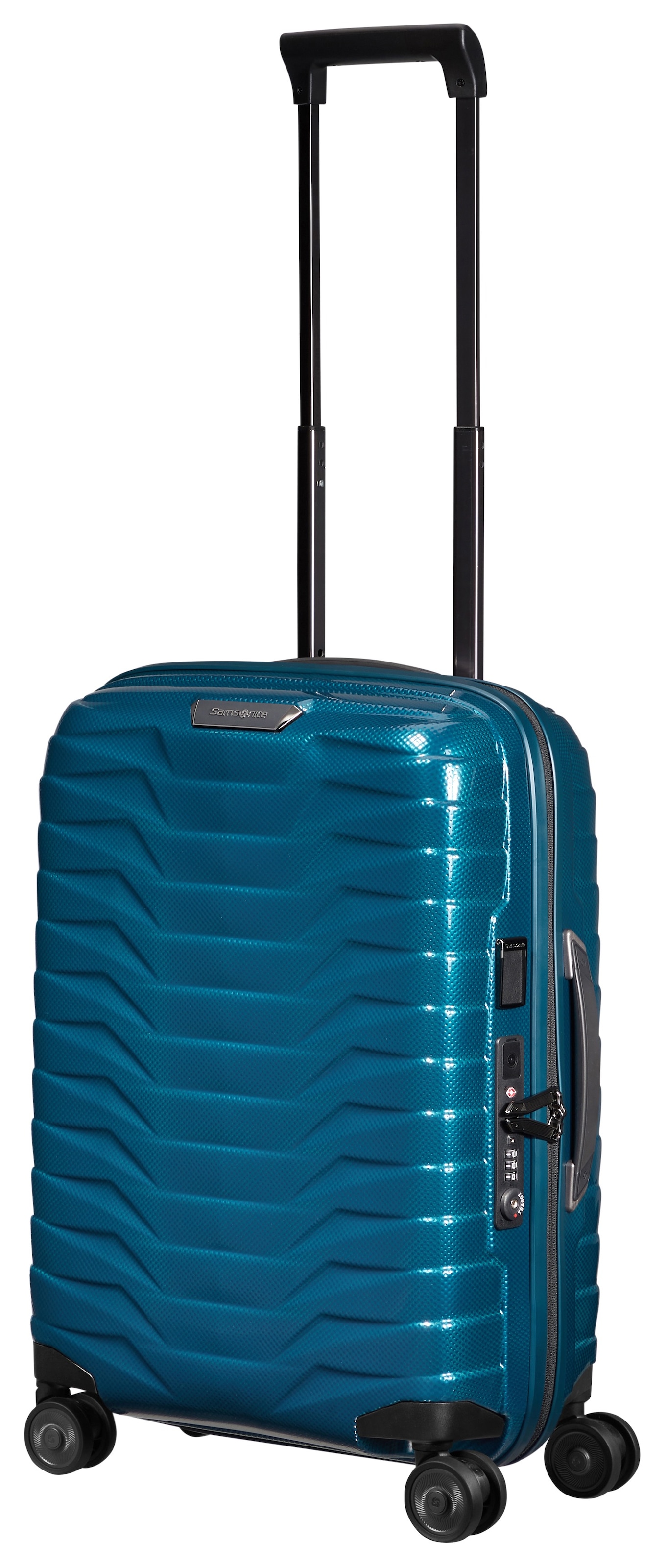 Samsonite Hartschalen-Trolley »PROXIS 55 exp«, 4 St. Rollen, Handgepäck-Koffer Reisekoffer TSA-Zahlenschloss USB-Schleuse