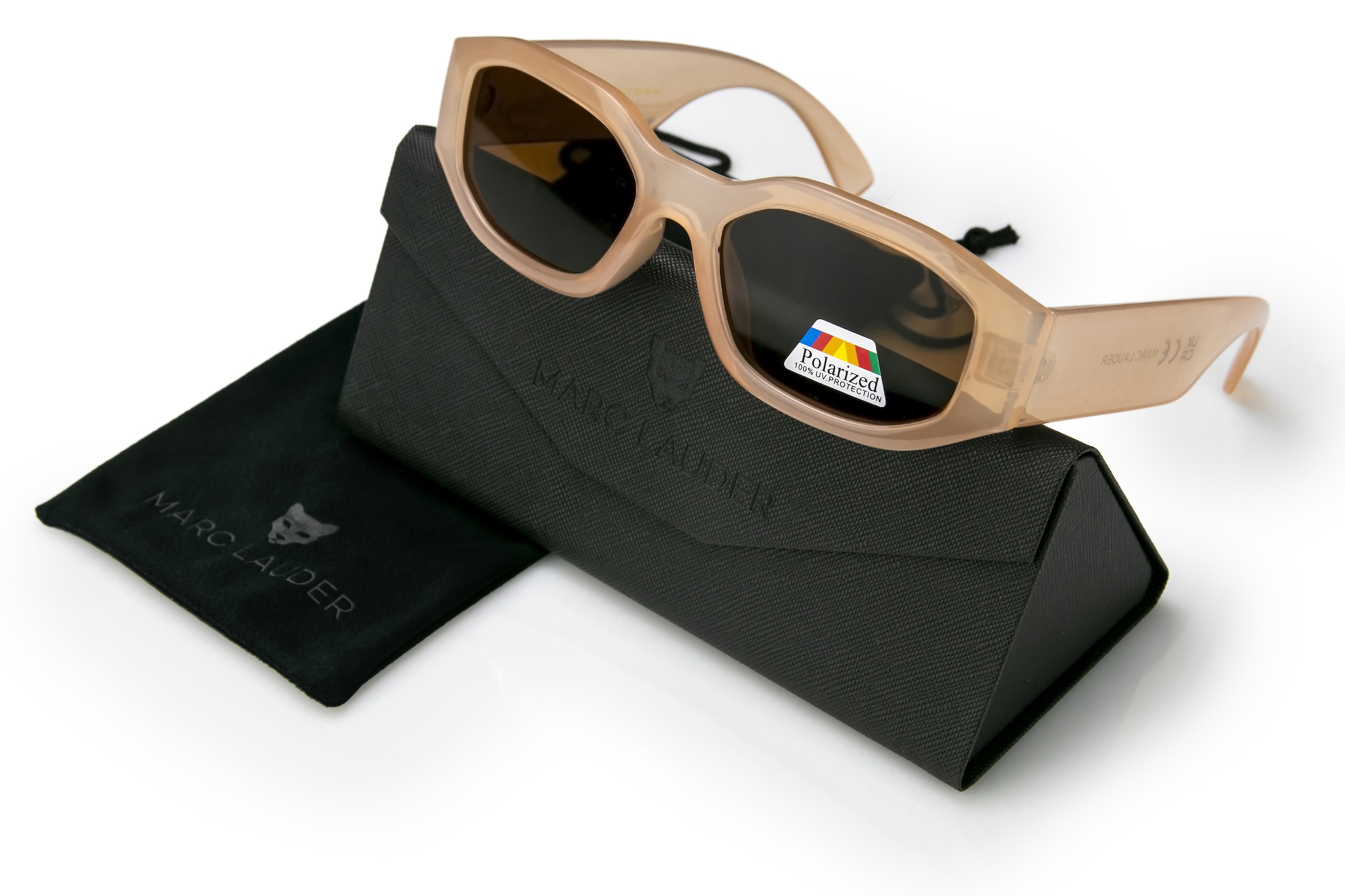 MARC LAUDER Sonnenbrille »MA03-03« 3: dunkles Glas, starke Sonneneinstrahlung