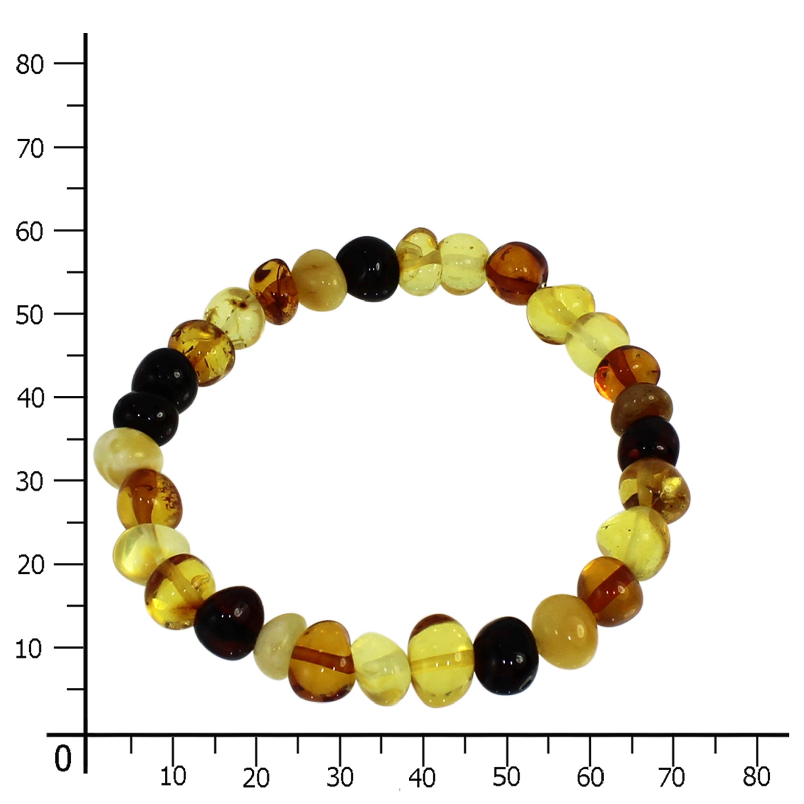 OSTSEE-SCHMUCK Armband »- Tracy bunt - Bernstein -,«