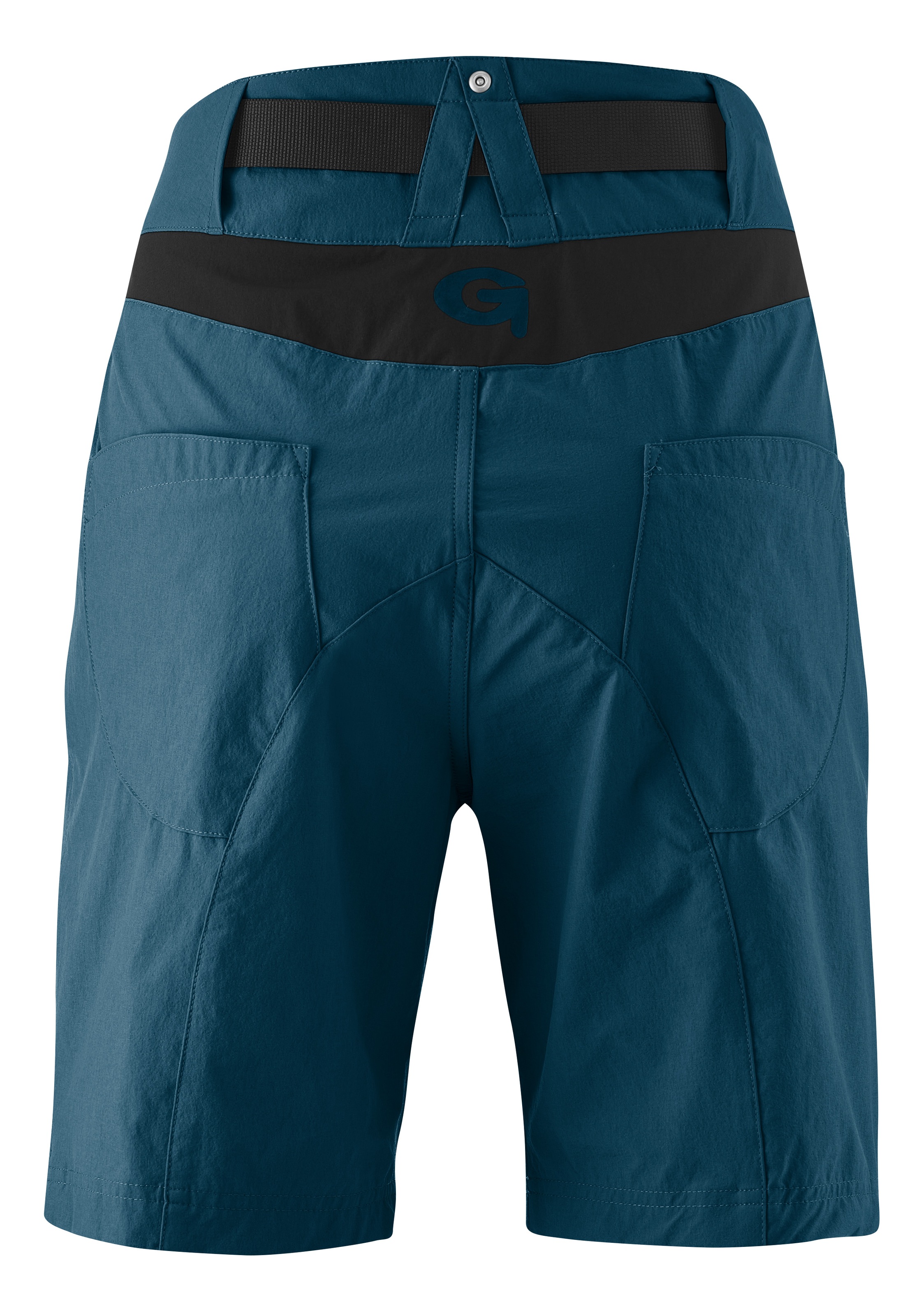 Gonso Fahrradhose »Mira Basic«, kurze Damen Radhose mit Sitzpolster, wasserabweisend, inkl. Gürtel