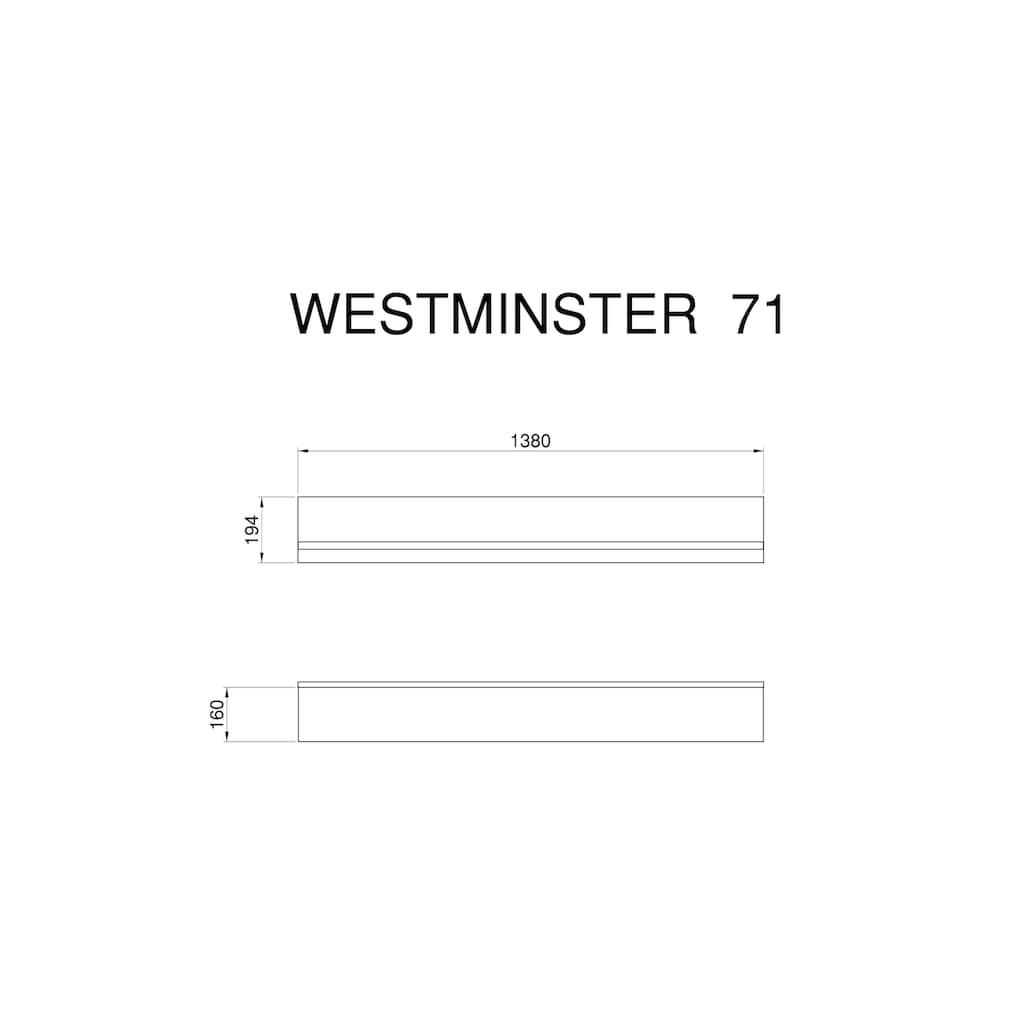 Home affaire Wohnwand »Westminster«, (Set, 4 St.), im romantischen Landhausstil