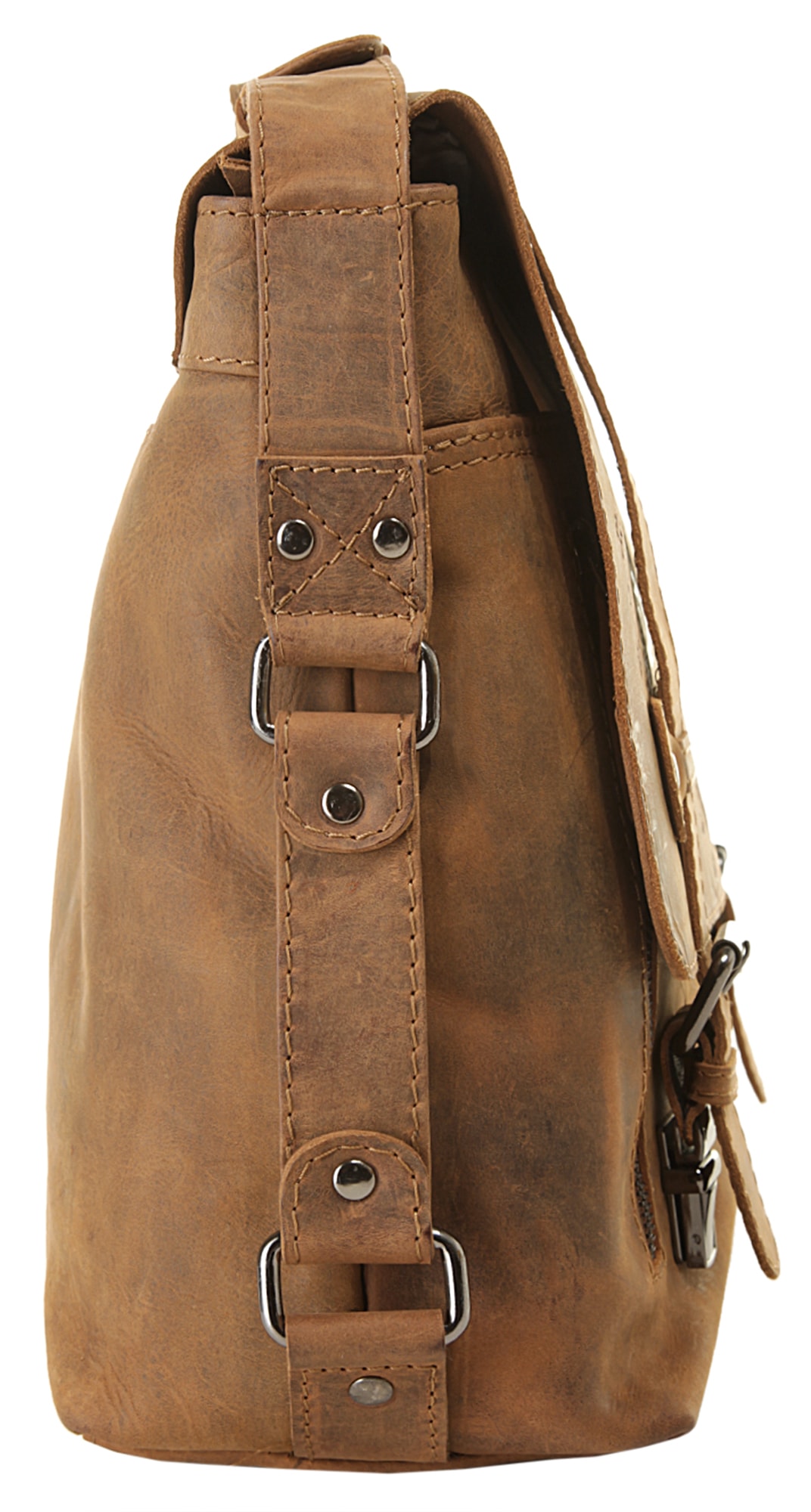 Landleder Messenger Bag, echt Leder