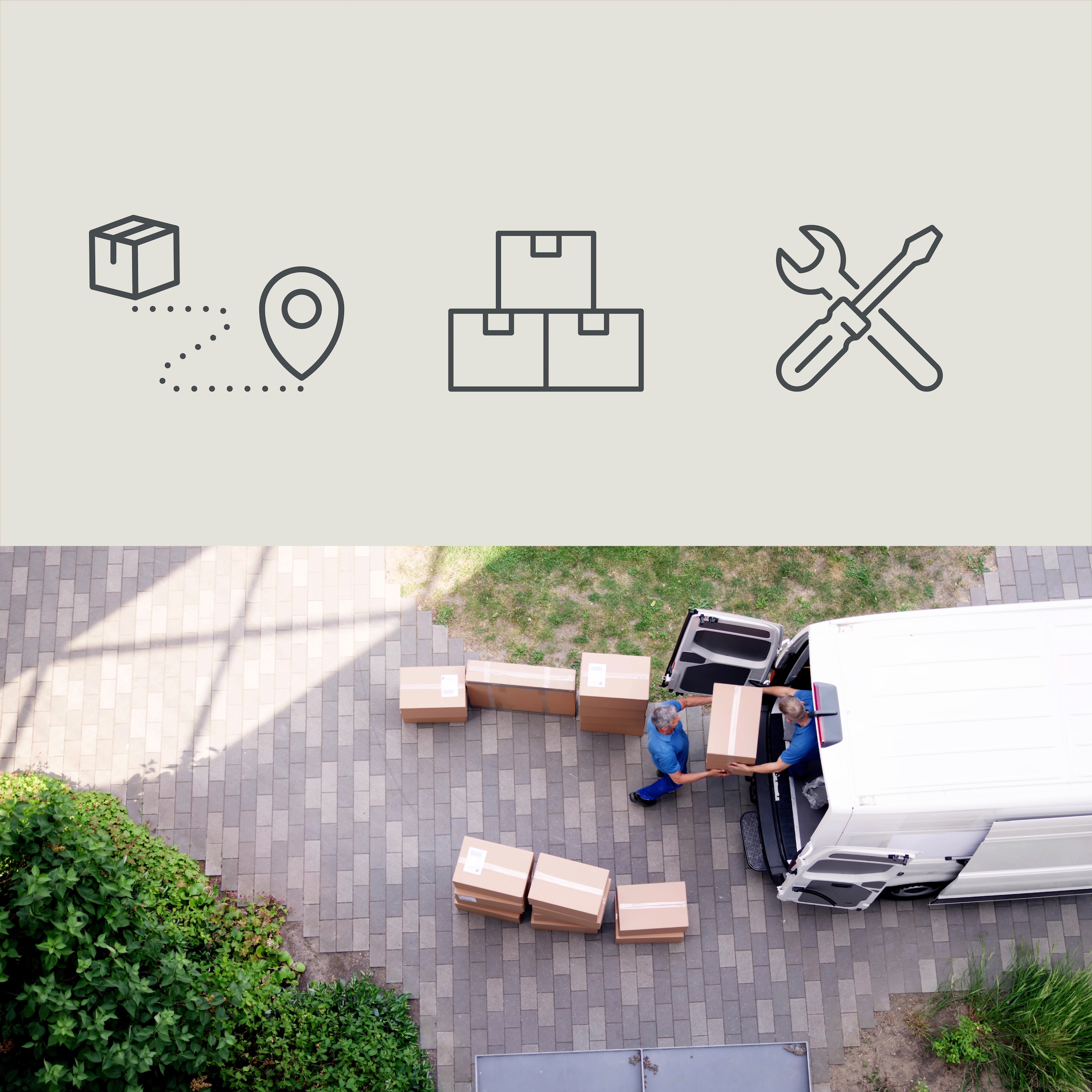 INOSIGN Spiegelschrank 2 Stk. tlg. Florenz, Spiegelschrank inkl. Beleuchtung, 3-Türig