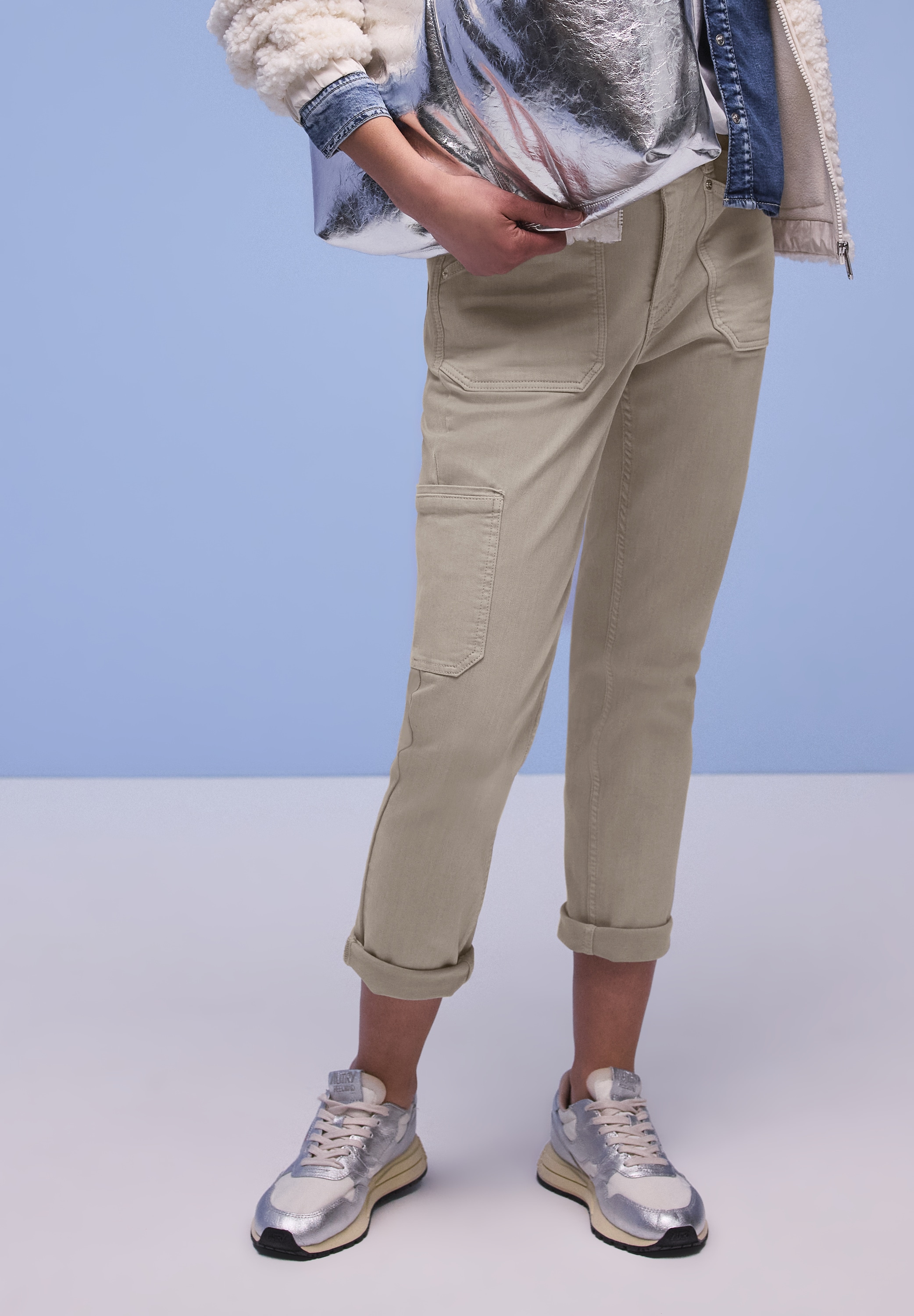 STREET ONE Cargojeans »Style Charlie« mit Slim Legs und Stretch