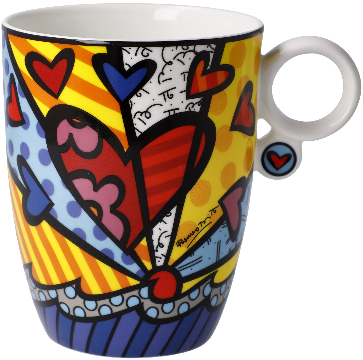 Tasse »Britto«, Pop Art, Künstlertasse, Fine Bone China, Romero Britto - A New Day