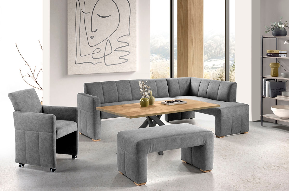 exxpo - sofa fashion Essbank, elegant und modern mit hohem Sitzkomfort