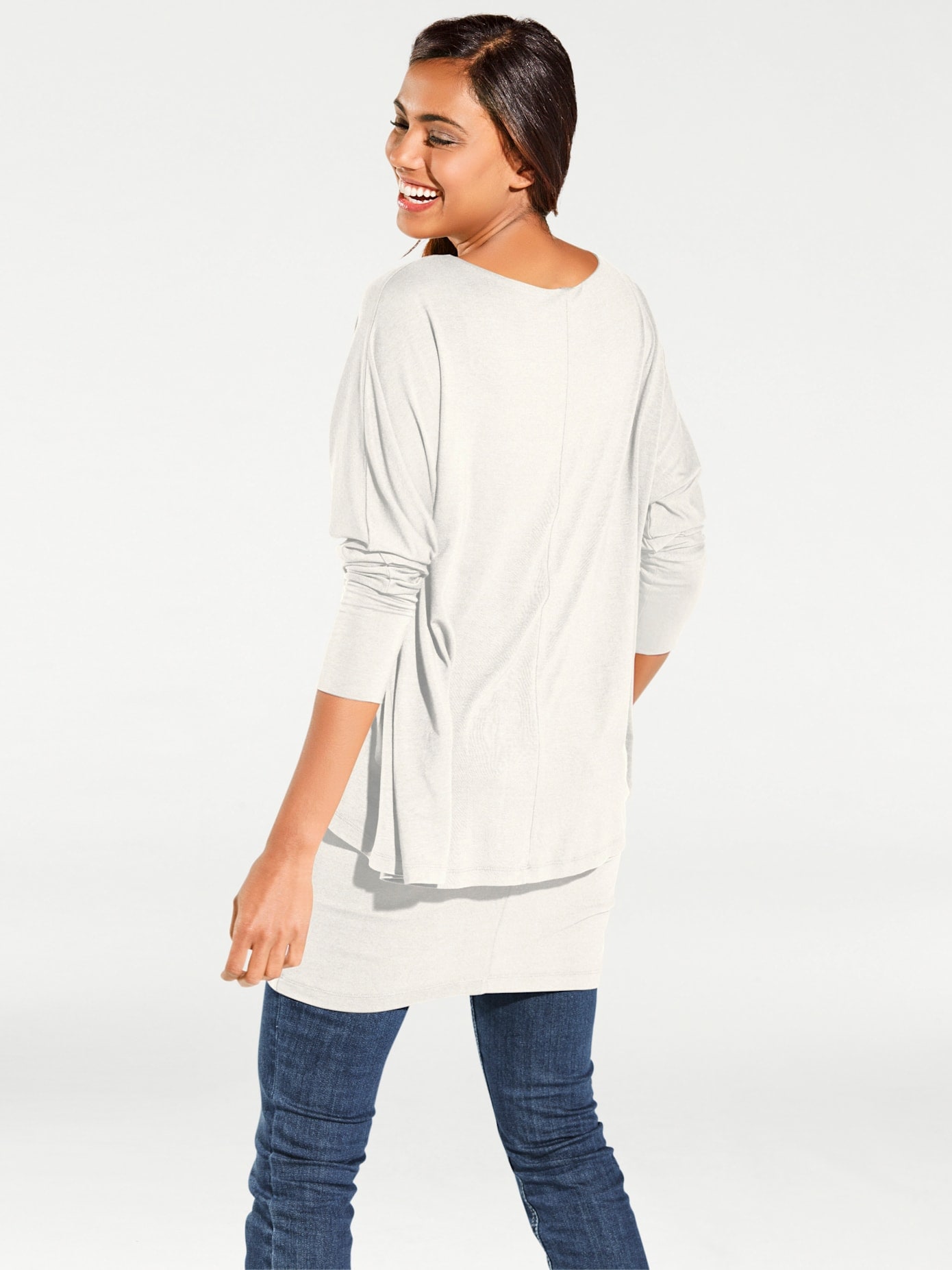 heine Rundhalsshirt »Rundhals-Shirt«, (1 tlg.)