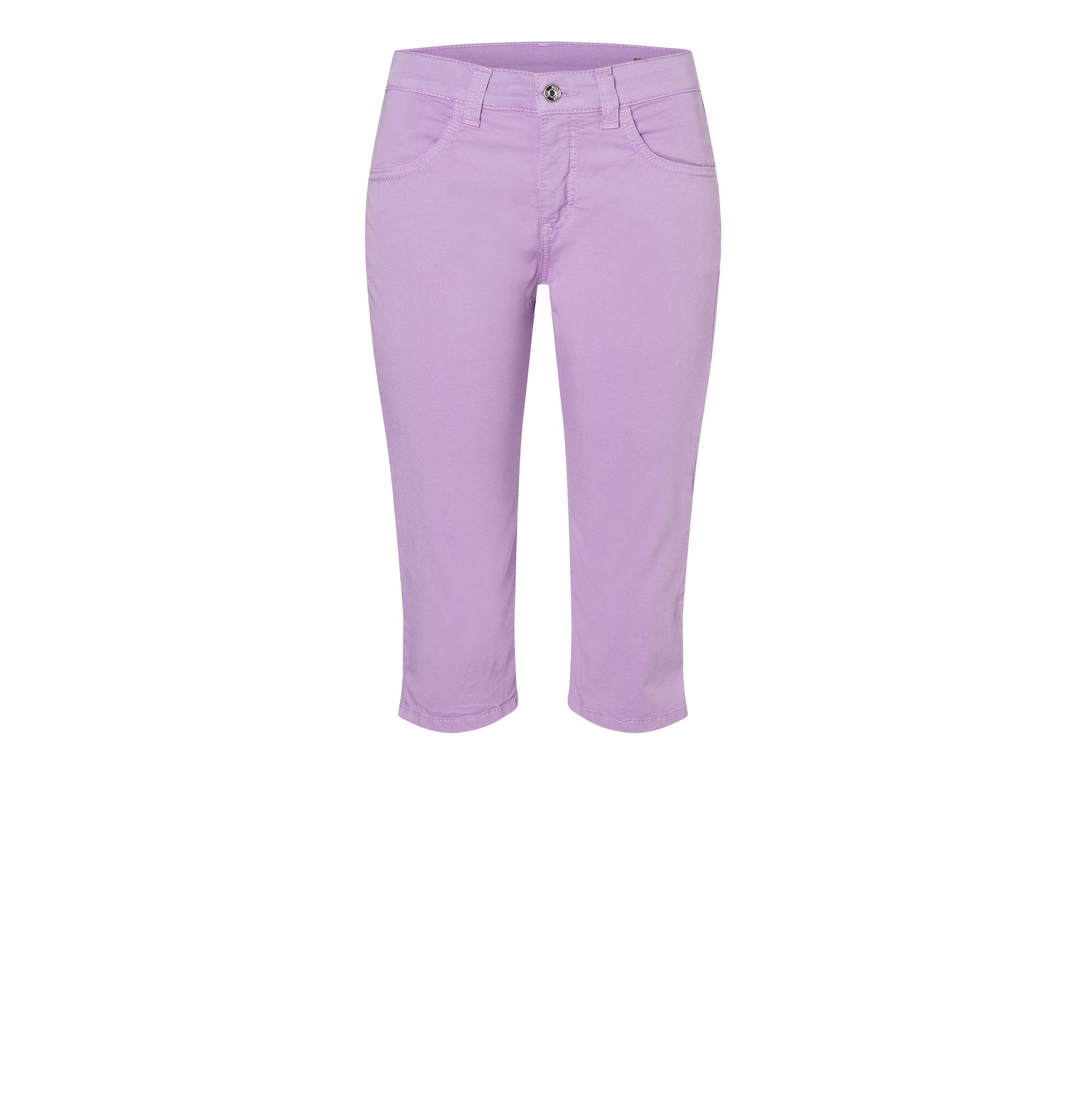 MAC Caprihose »Capri-Summer-Clean«, Sommerhose Kniebedeckend mit kleinem Schlitz am Saum