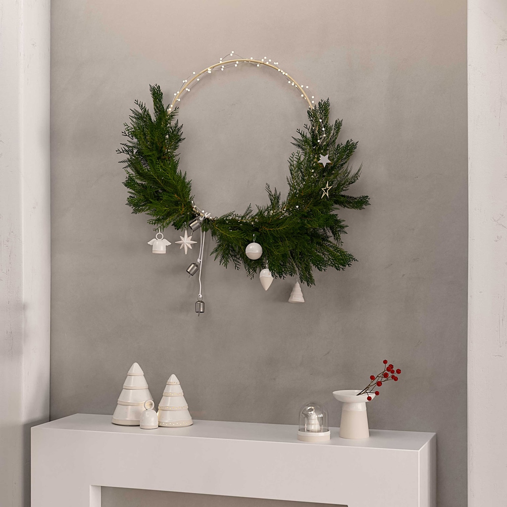 like. by Villeroy & Boch Weihnachtsfigur »Ornament Doppelkegel Winter Glow beige«