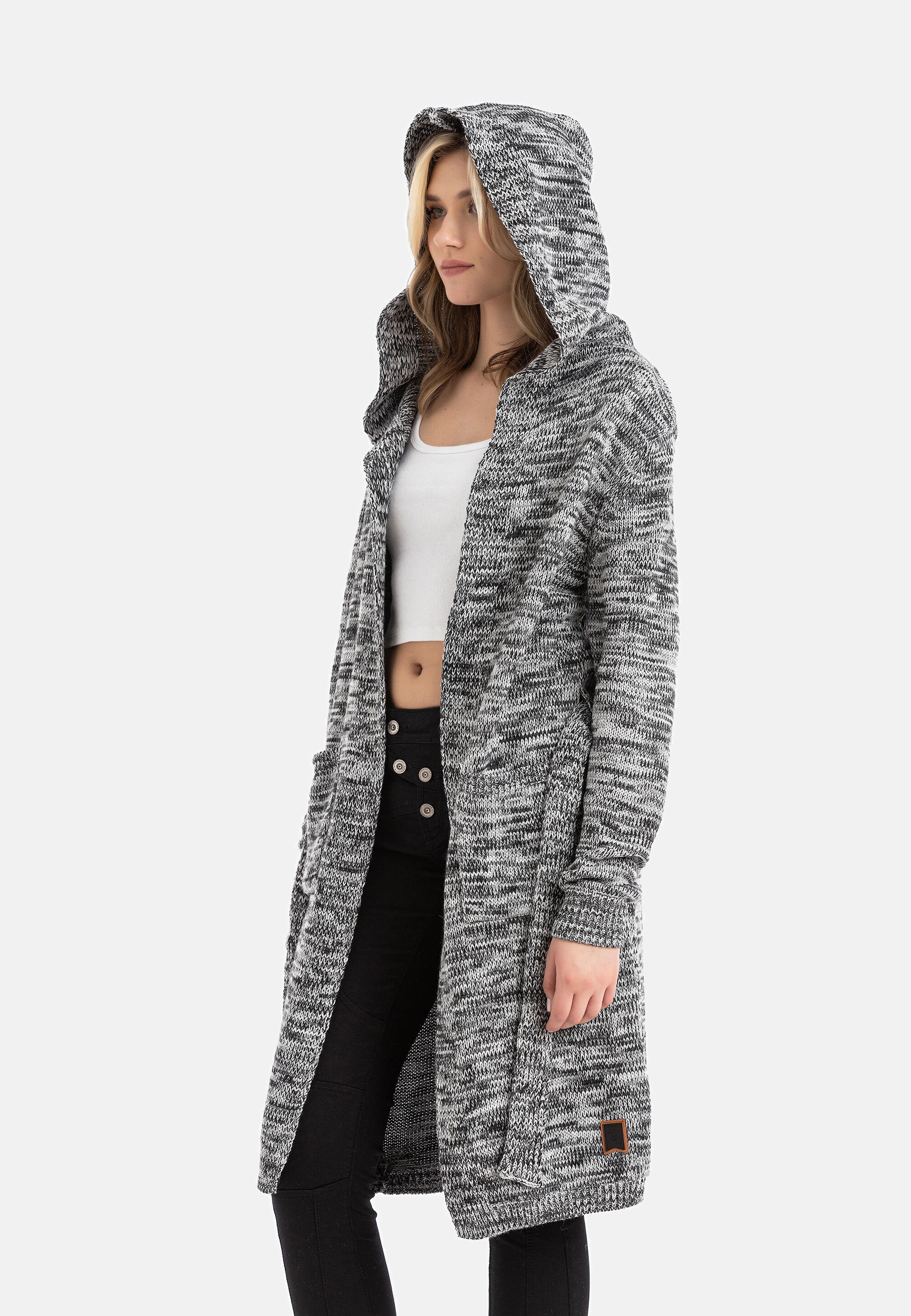 Cipo & Baxx Cardigan »WP239« mit Kapuze