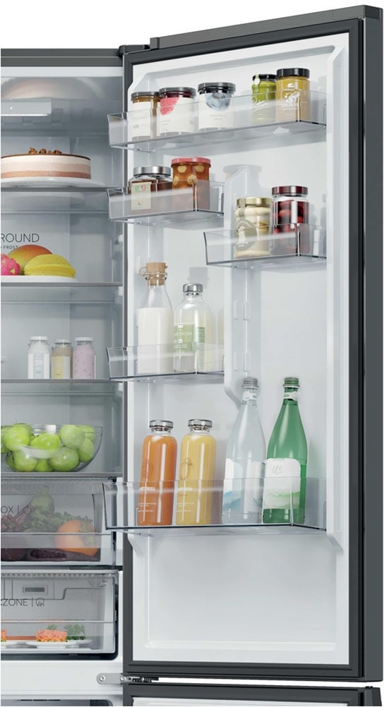 Haier Kühl-/Gefrierkombination »HDPR3620ANPD« 205 cm hoch 59,5 cm breit FreshZone (0 °C), Total No Frost