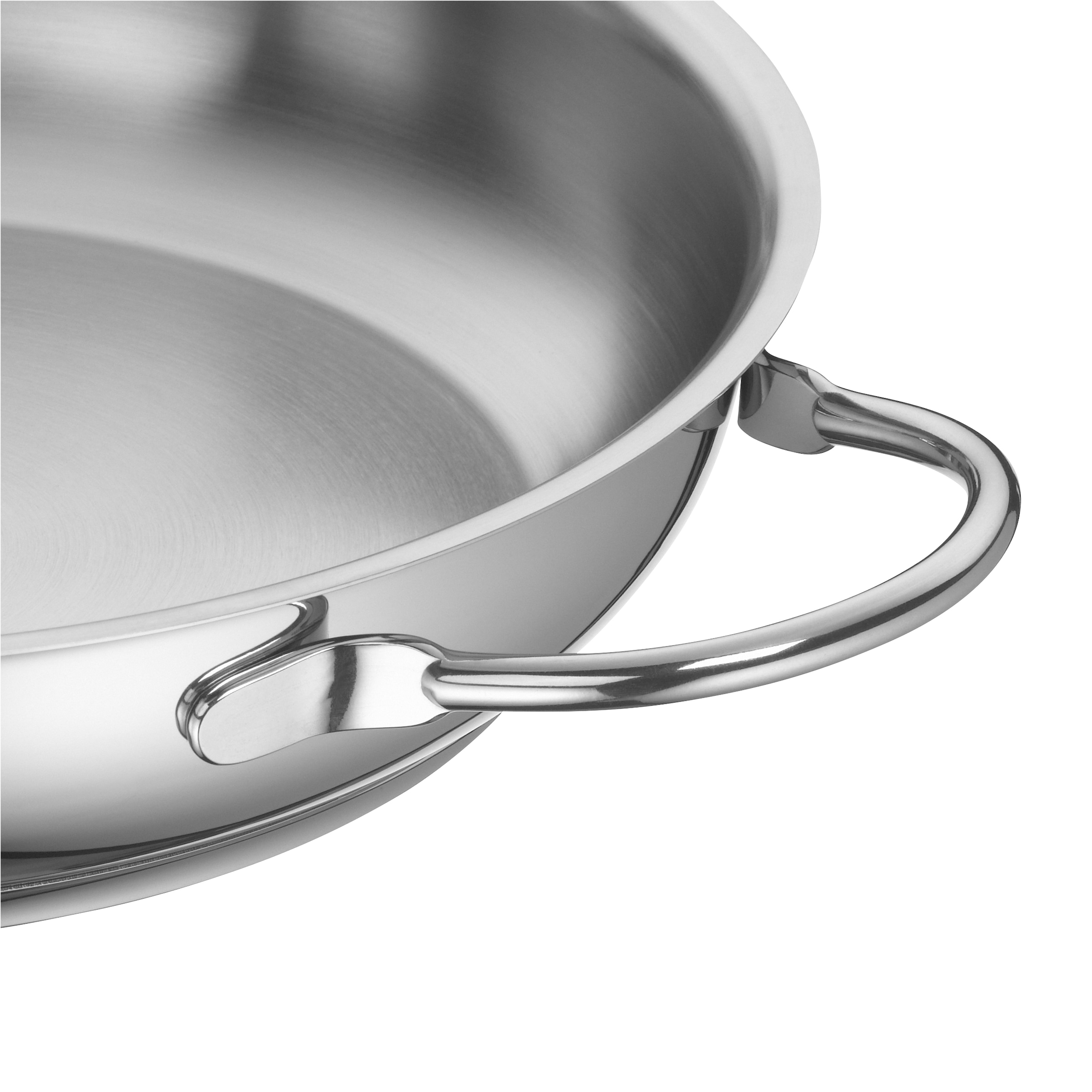 WMF Servierpfanne »Profi«, Cromargan® Edelstahl Rostfrei 18/10, (1 tlg.), 28 cm, TransTherm-Allherdboden