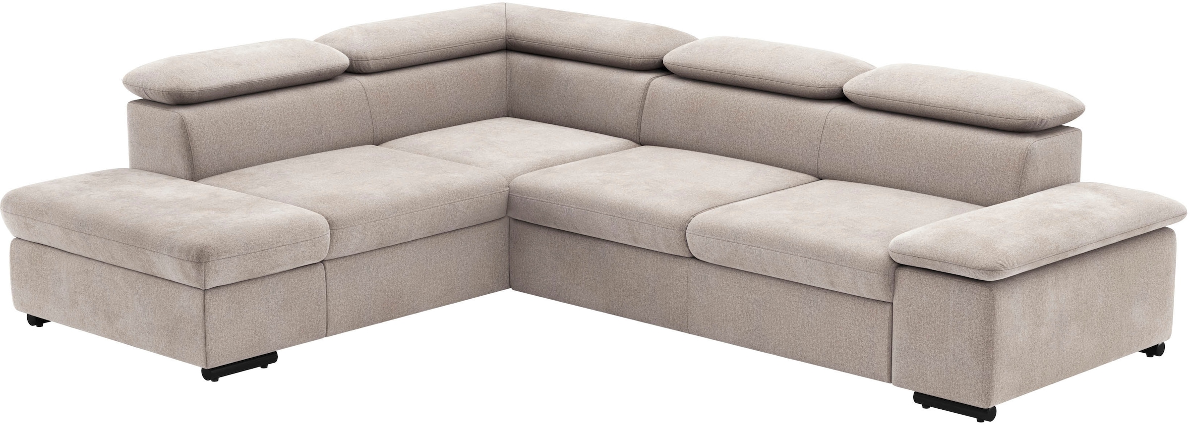 sit&more Ecksofa »Alcudia L-Form«, mit Armteilverstellung, optional Kopfteilverstellung und Bettfunktion