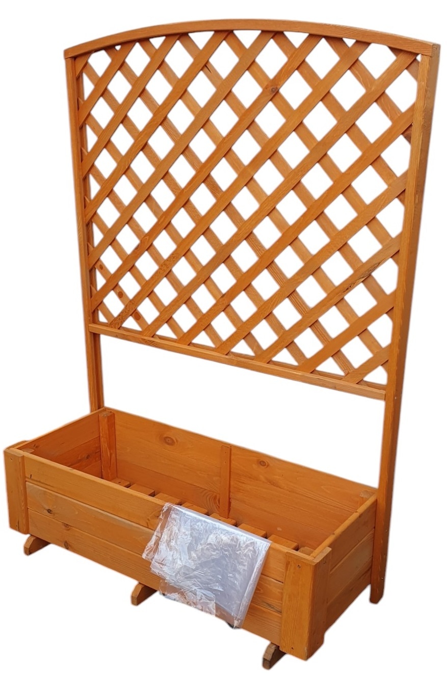 promadino Spalier mit Pflanzkasten, BxT: 91x41 cm, versch. Höhen
