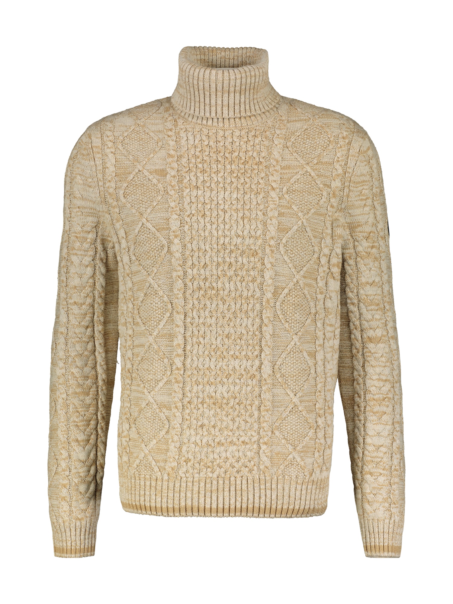 Strickpullover »LERROS Jacquard-Rollkragenpullover«