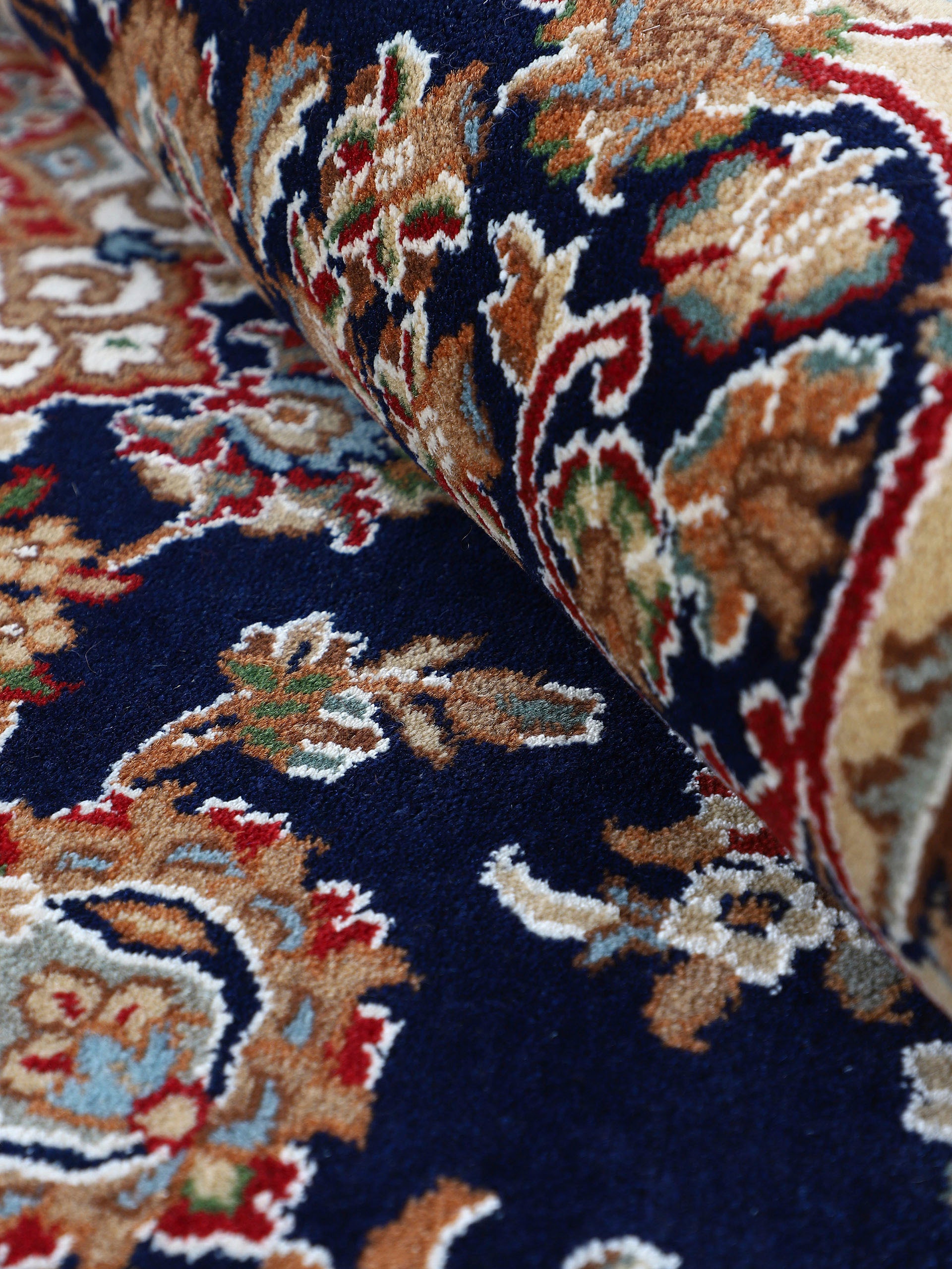 Woven Arts Orientteppich »Nain,  auch als Läufer«, rechteckig, 15 mm Höhe, handgeknüpft, Wohnzimmer, reine Wolle