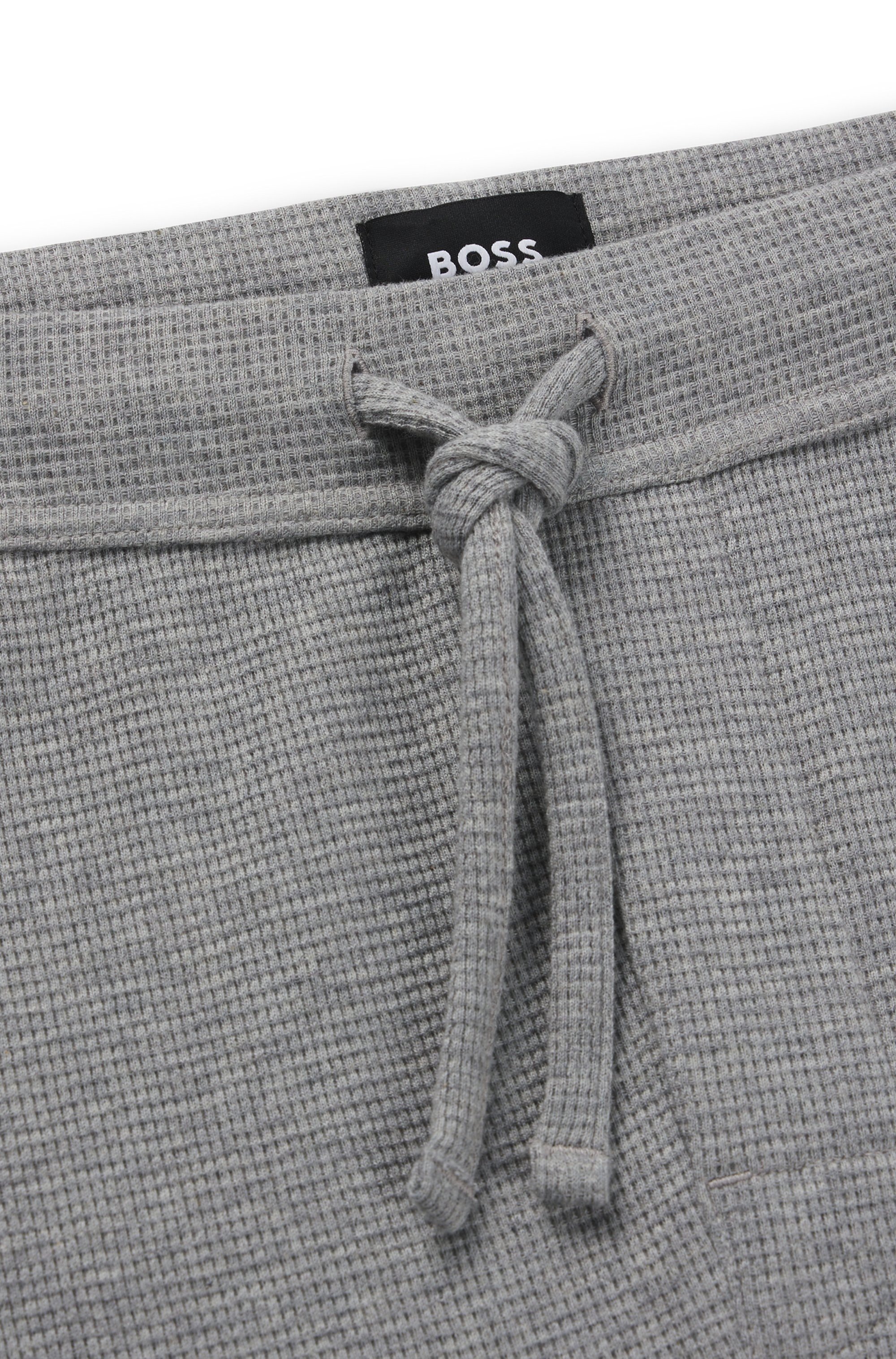 BOSS Pyjamahose »Waffle Pants Cuf«