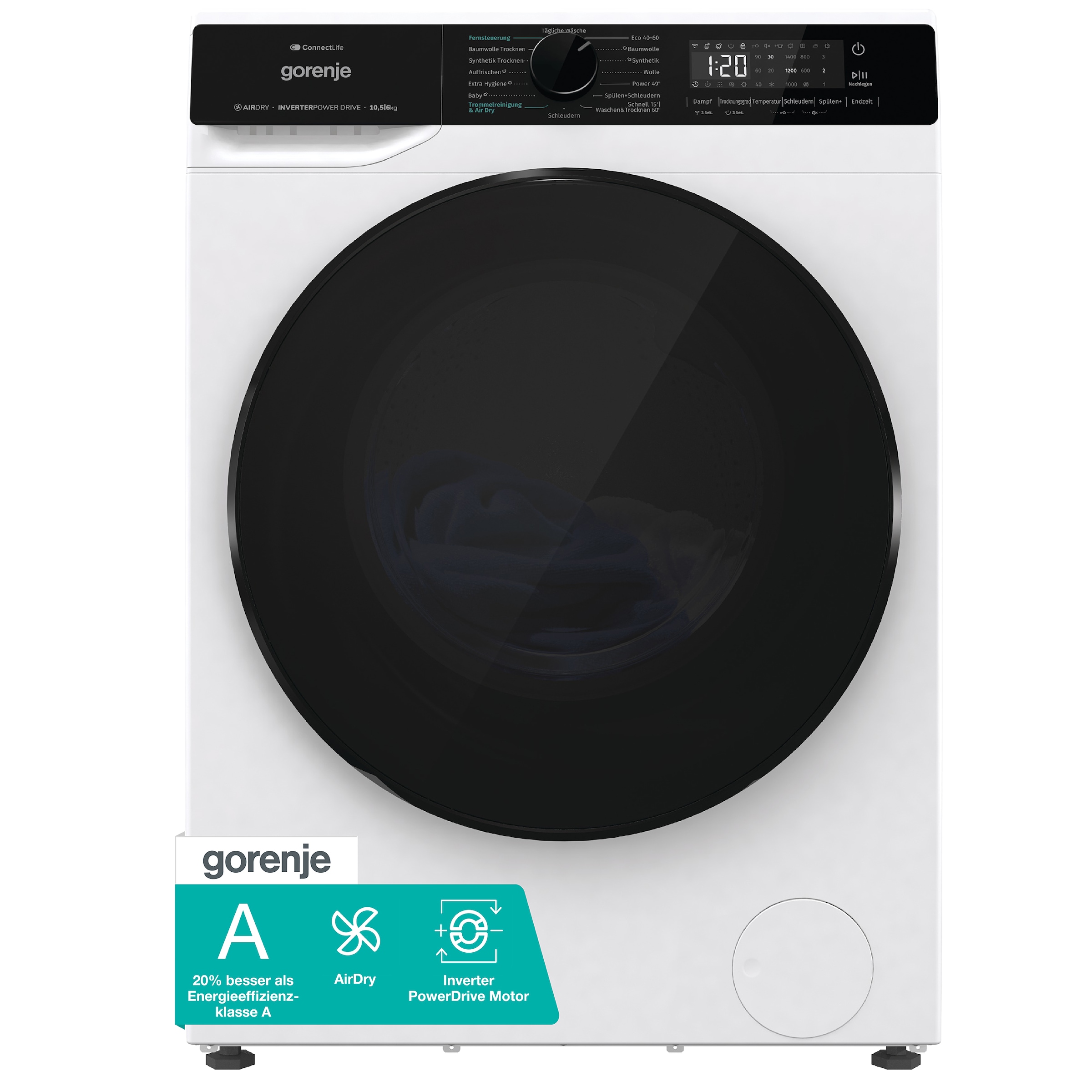 GORENJE Waschtrockner »WD2PA1X64ADW/DE«, Energieklasse A-20%