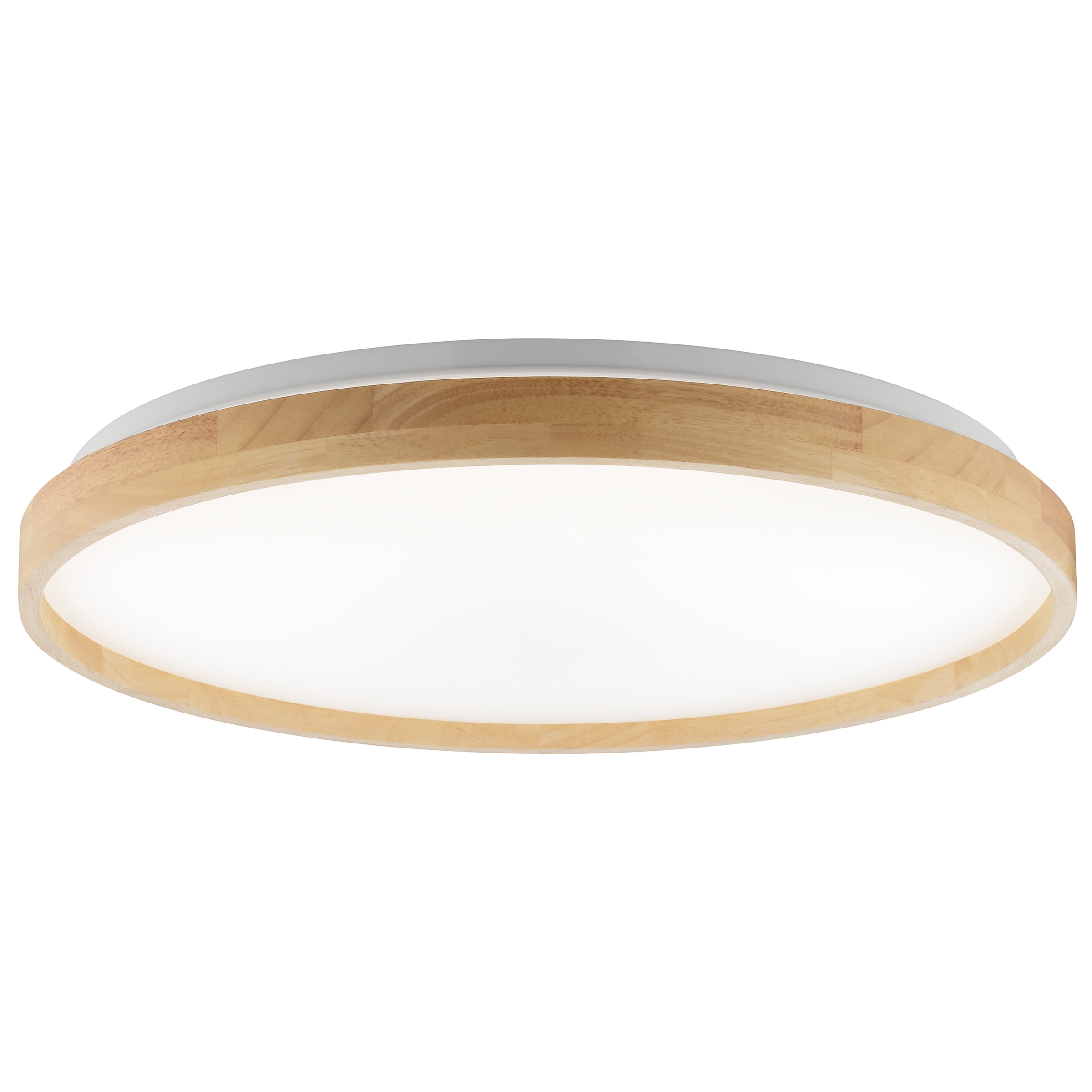 Brilliant LED Deckenleuchte »Alson« LED-Modul 1 Stk. warmweiß - kaltweiß Ø 49,5 cm, 17 W, 3540 lm, 3000-6500 K, Holzrahmen