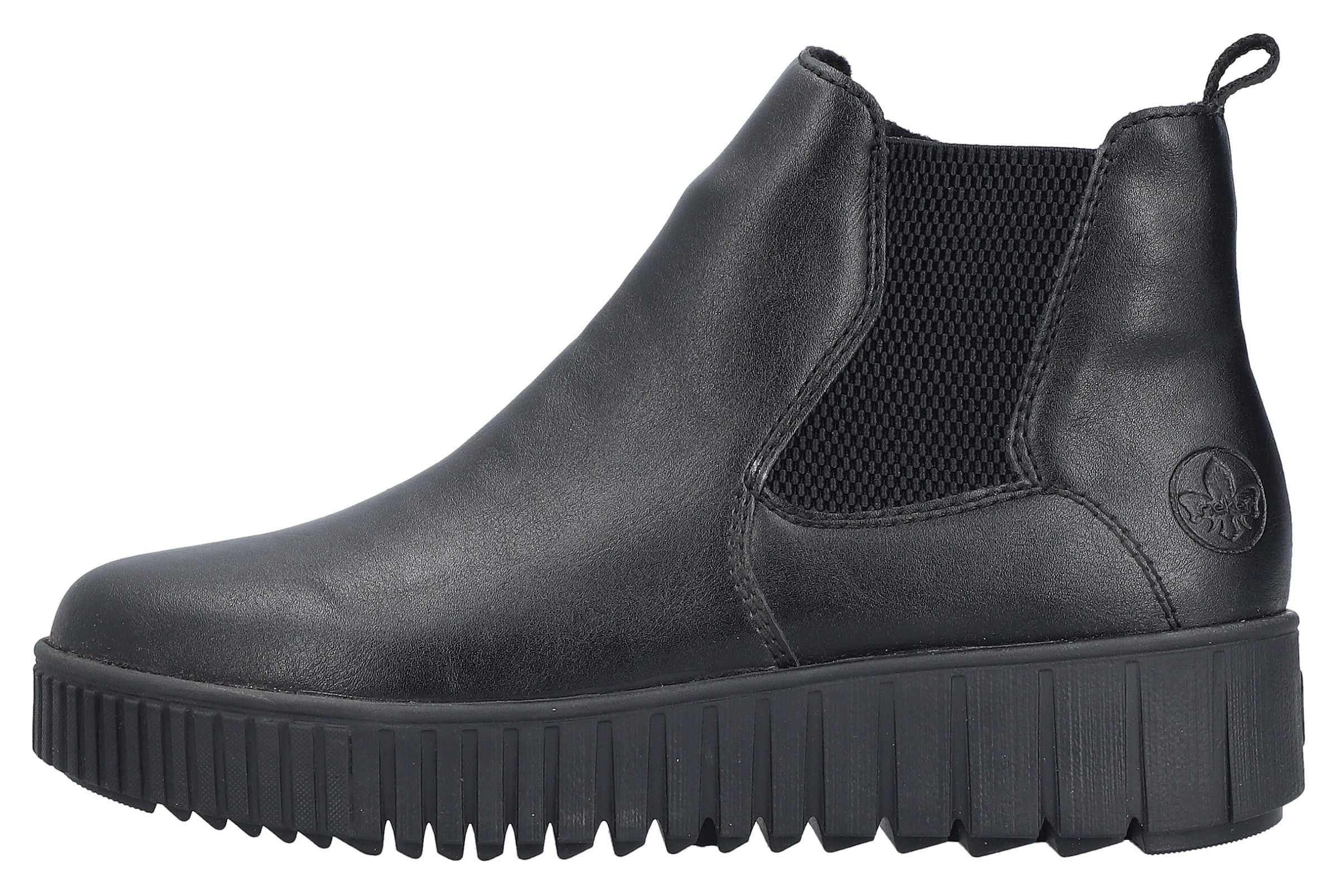 Rieker Winterboots  Chelseaboots, Plateausneaker, Stiefelette, Reißverschluss und Stretch