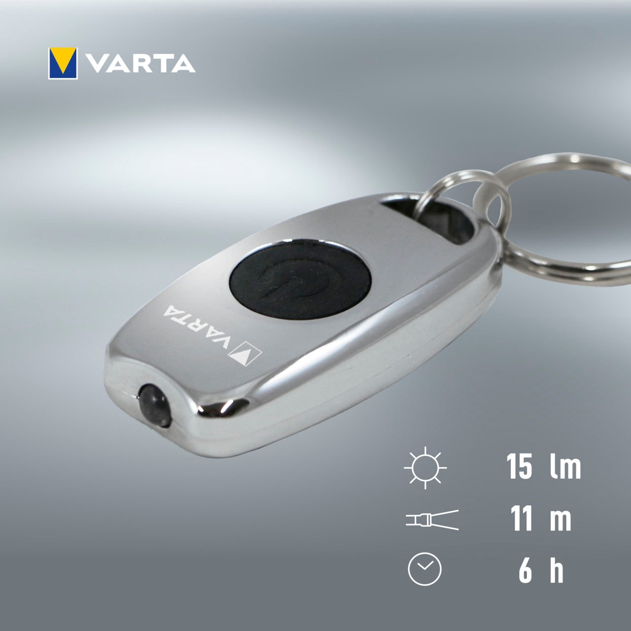 VARTA Taschenlampe »Metal Key Chain Light«