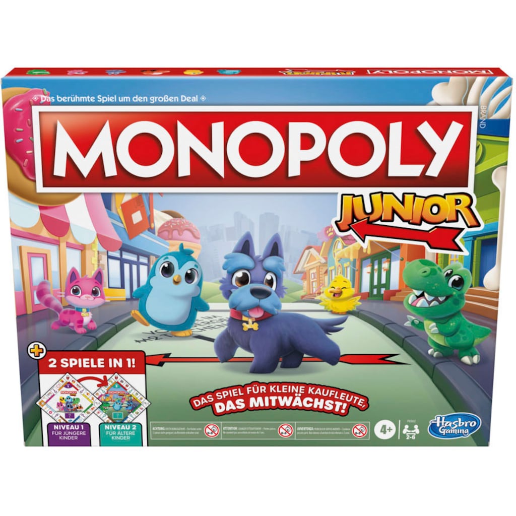 Hasbro Spiel »Monopoly Junior 2in1«, Made in Europe